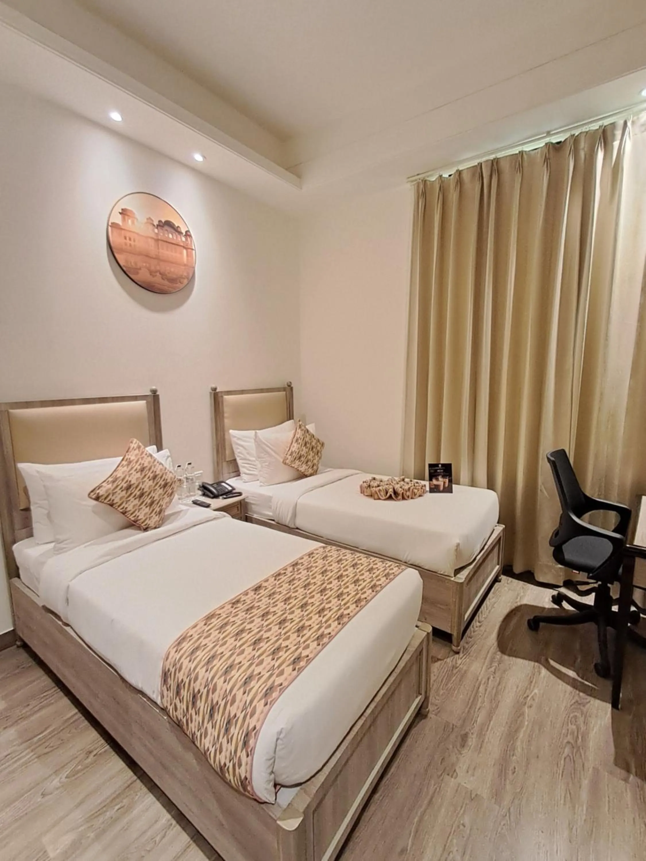 Bedroom, Bed in Rhythm Gurugram Hotel & Suites, Sohna Road