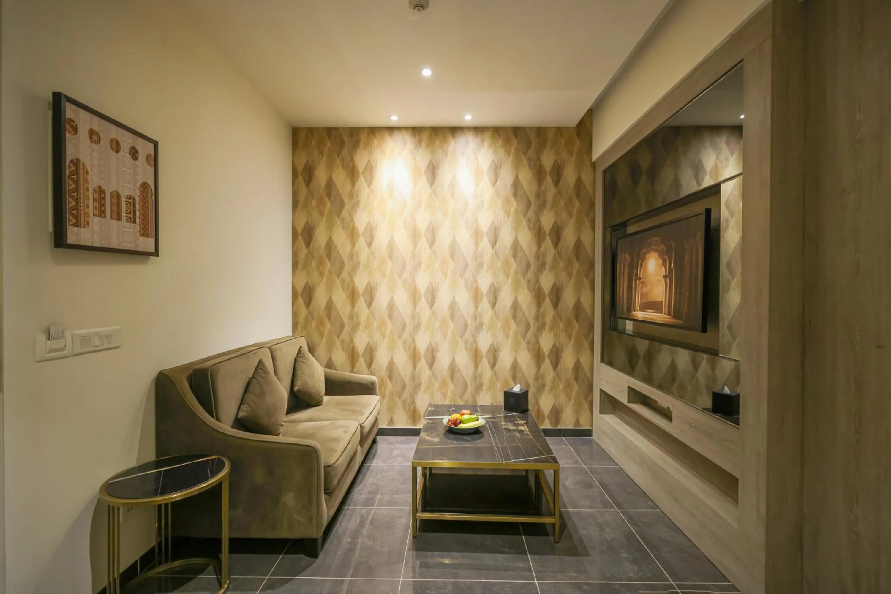 Living room in Rhythm Gurugram Hotel & Suites, Sohna Road