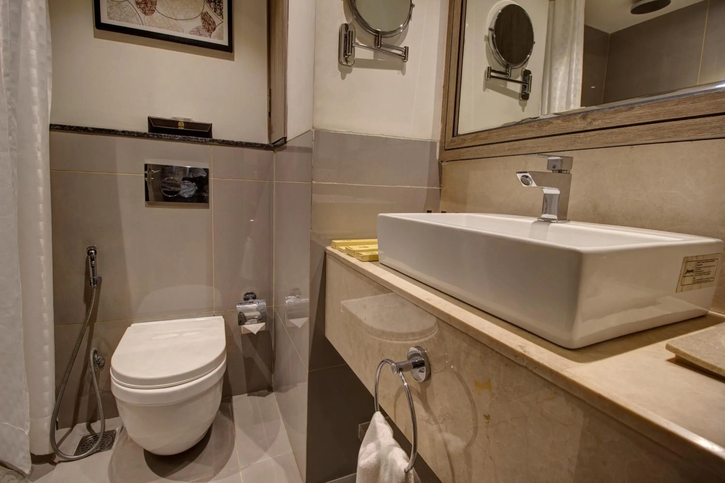 Bathroom in Rhythm Gurugram Hotel & Suites, Sohna Road