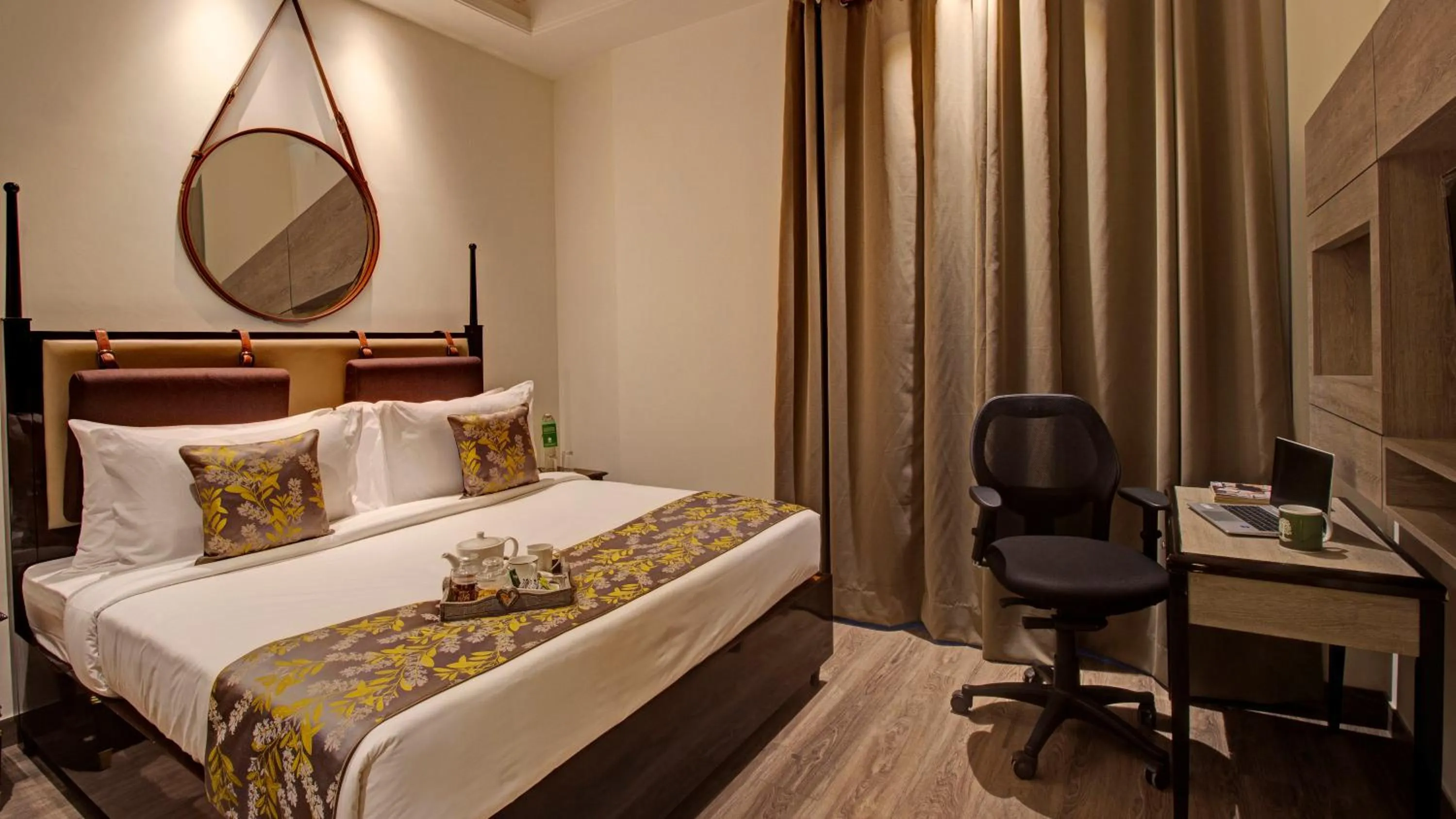 Bedroom, Bed in Rhythm Gurugram Hotel & Suites, Sohna Road