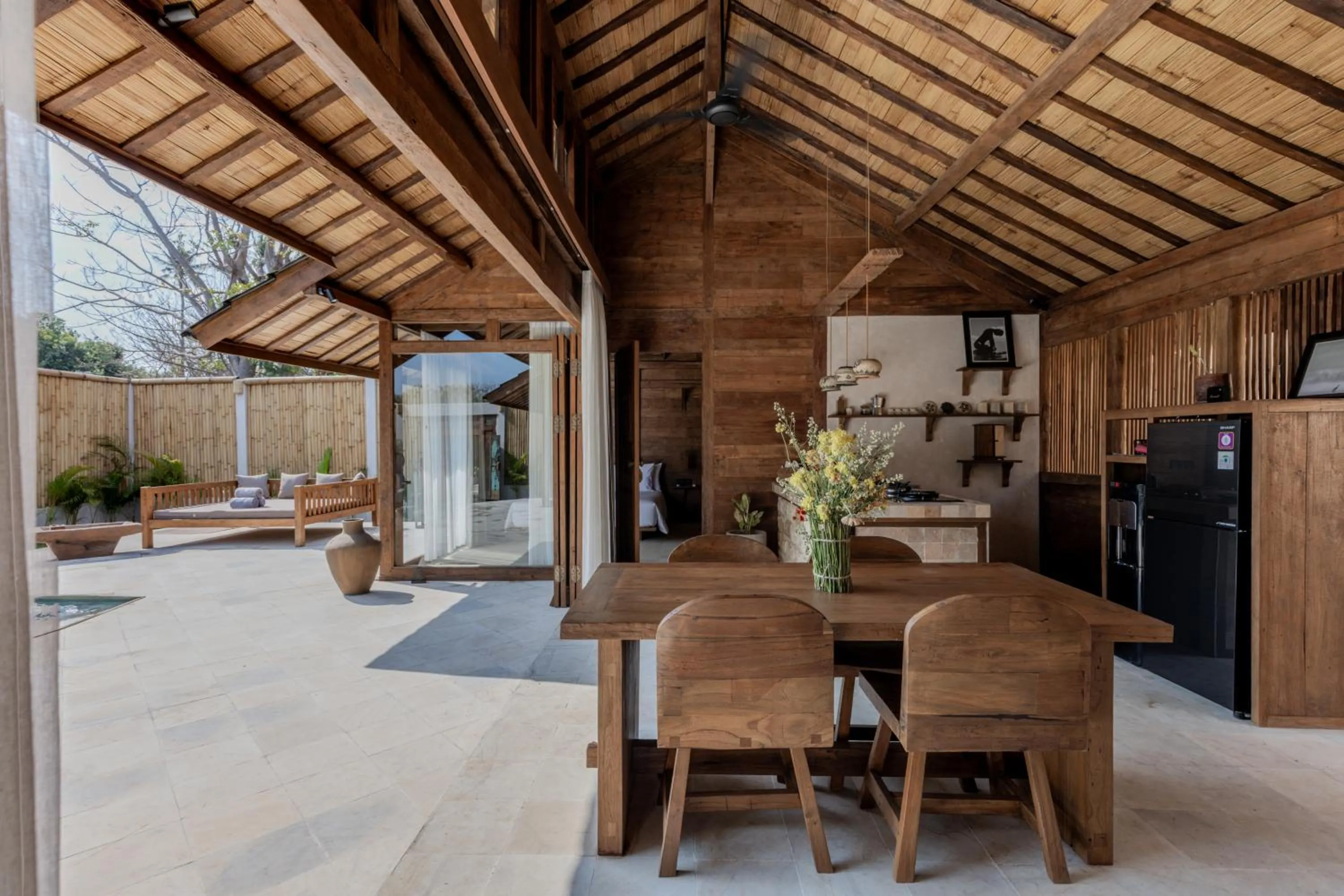 Living room in Kalyana Villa Gili Air