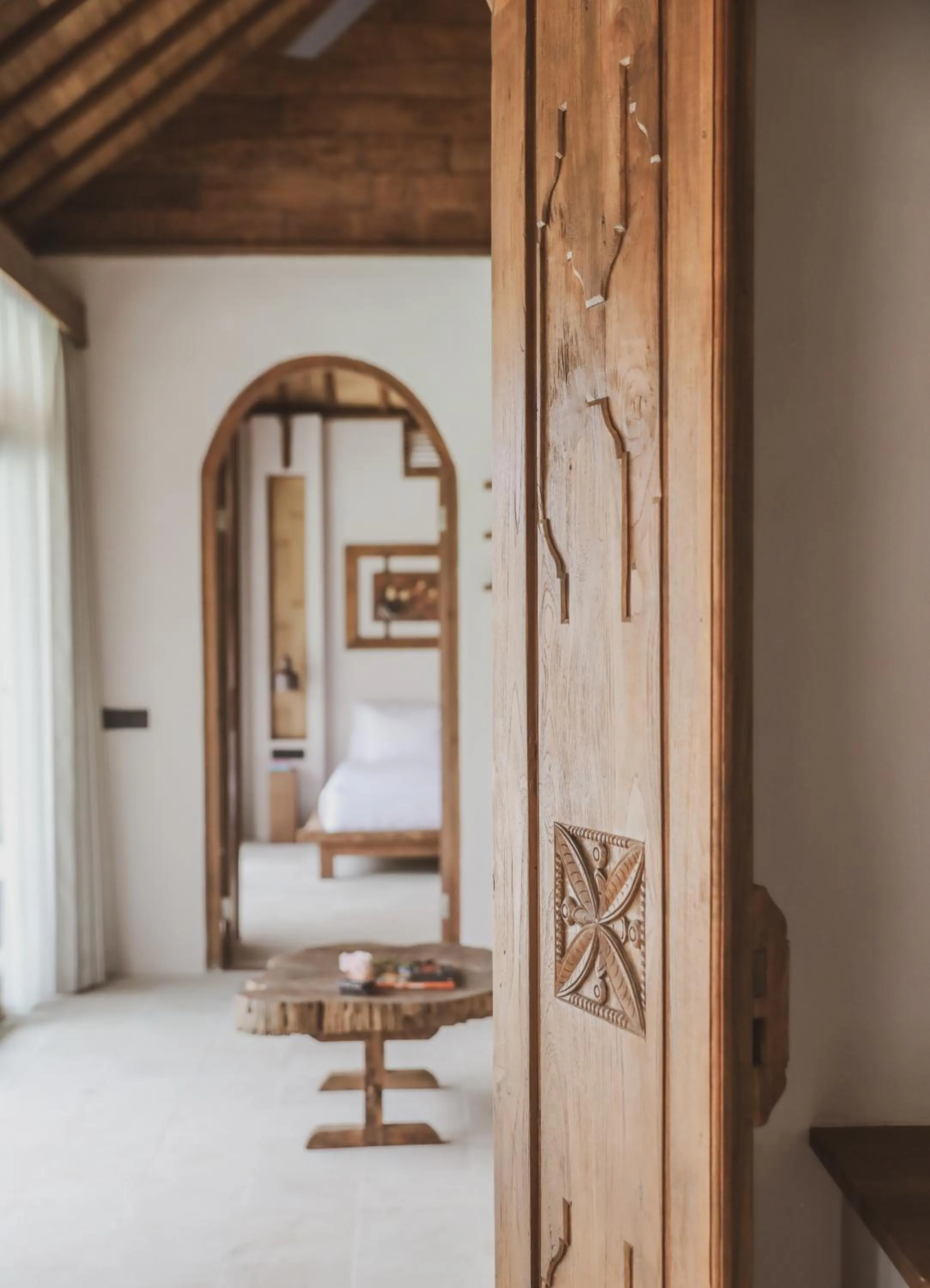 Bed in Kalyana Villa Gili Air