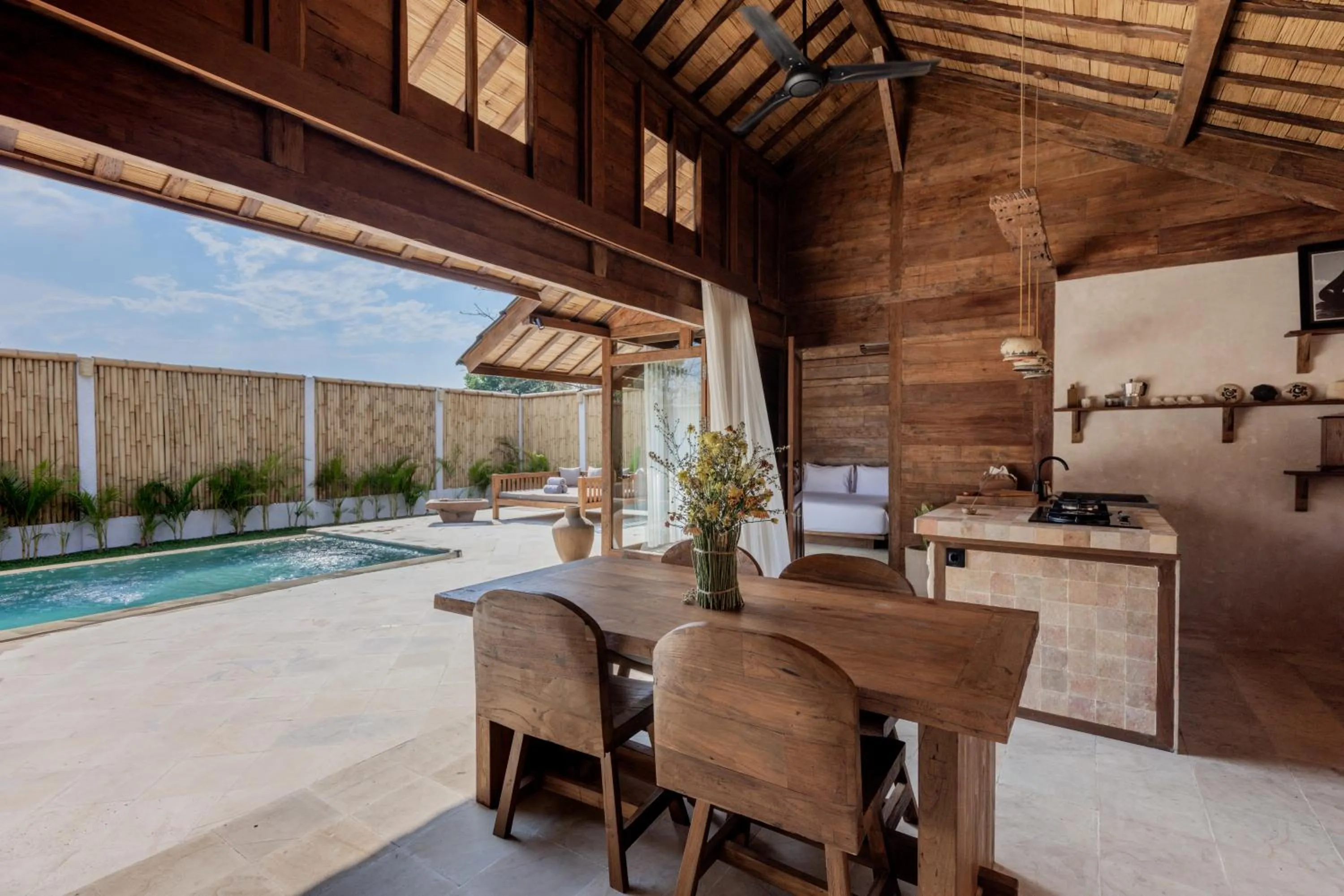 Living room in Kalyana Villa Gili Air