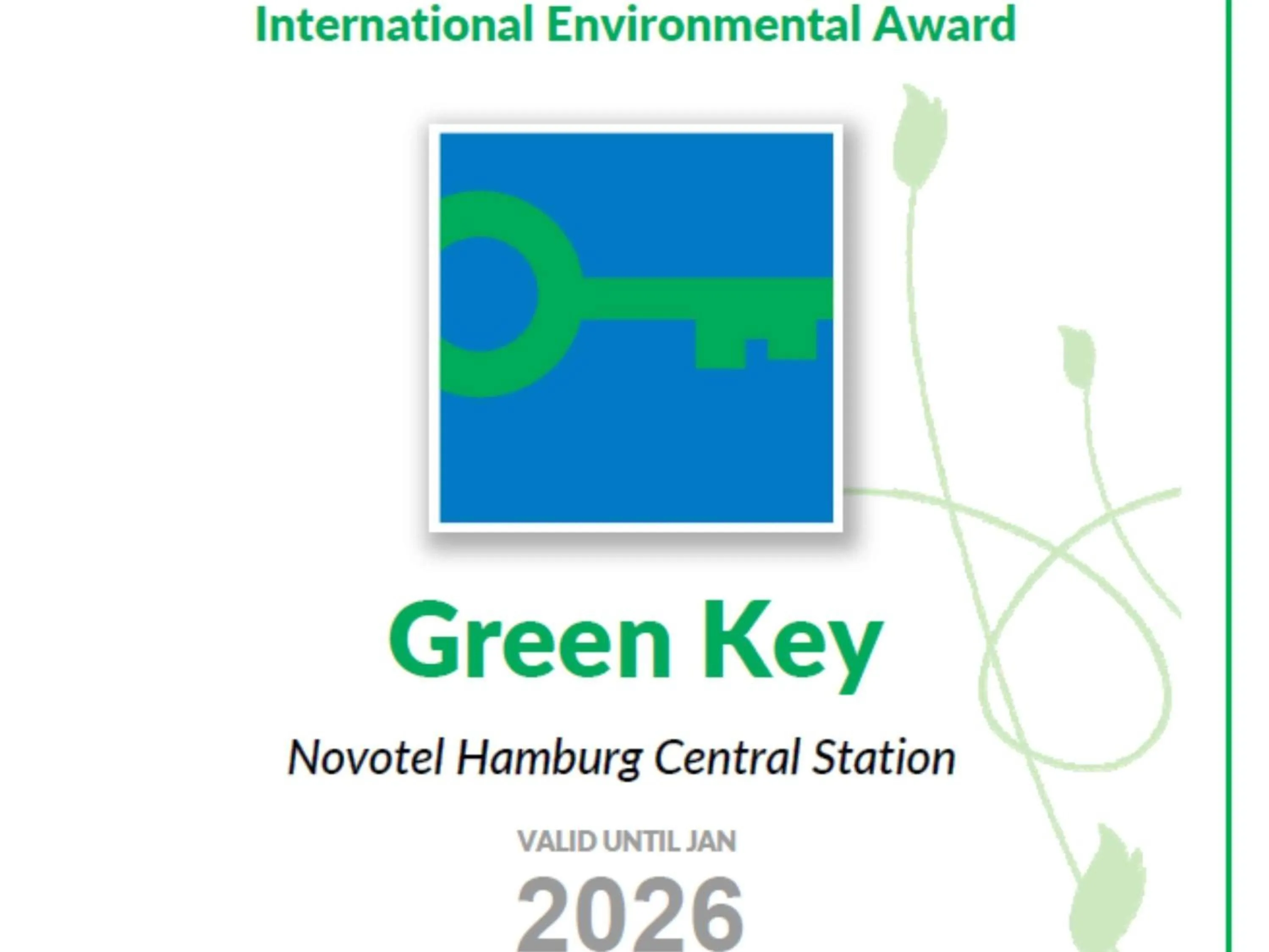 Property building in Novotel Hamburg Central Station