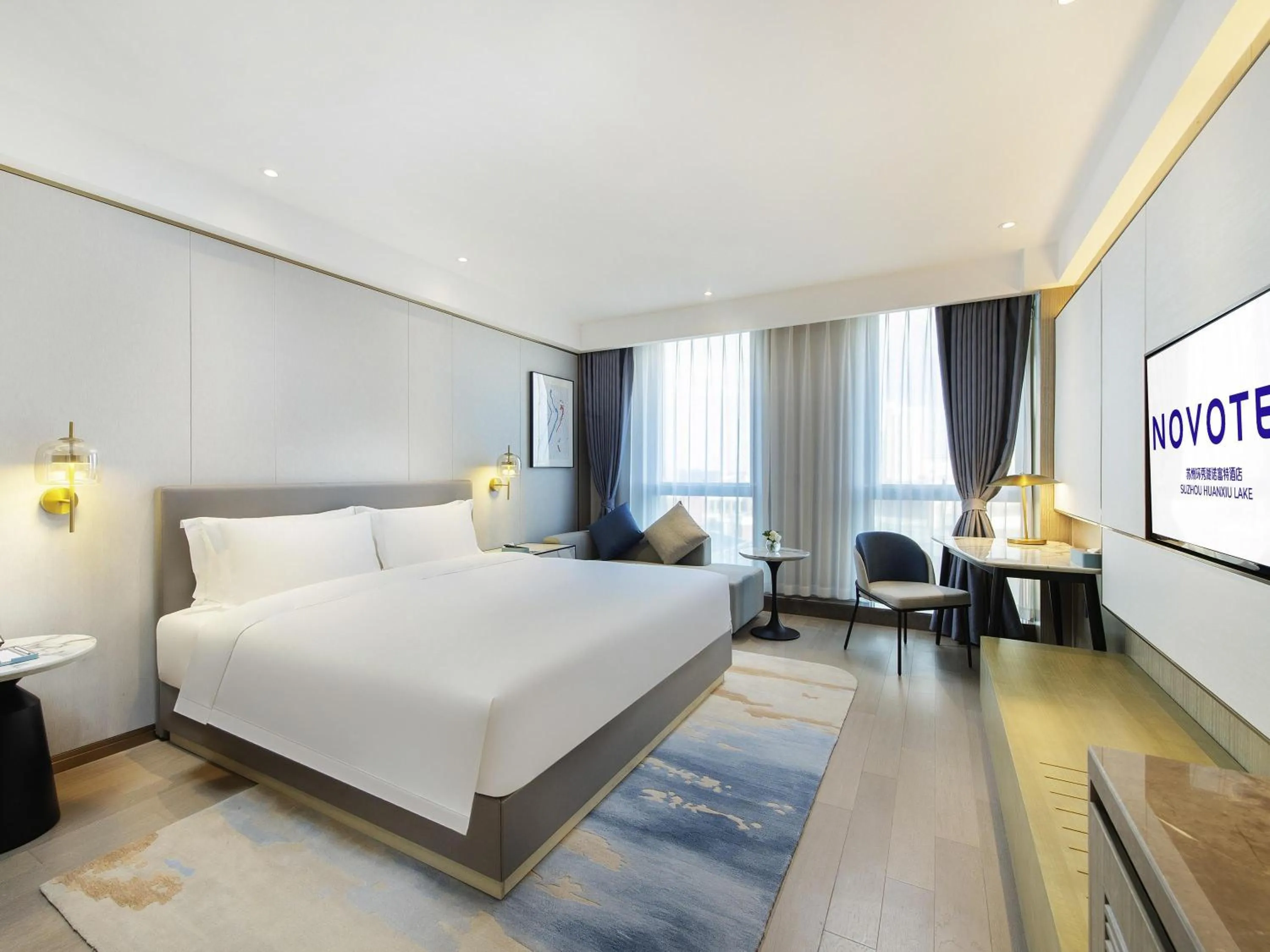 Bedroom, Bed in Novotel Suzhou Huanxiu Lake