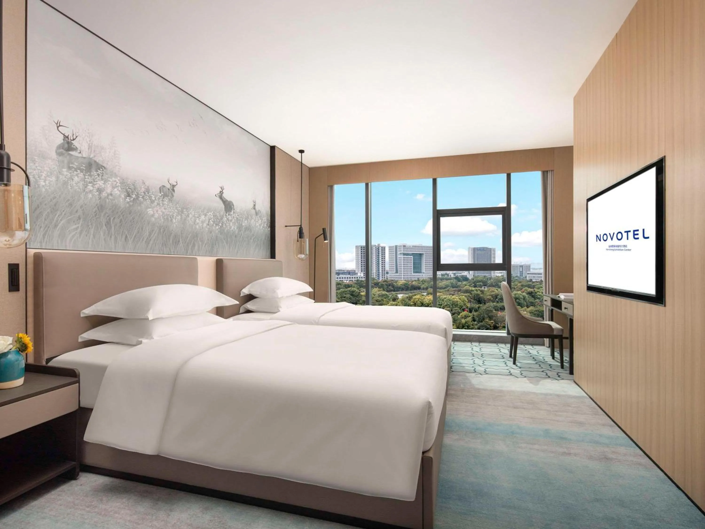 Bedroom in Novotel Yancheng Exhibition Center