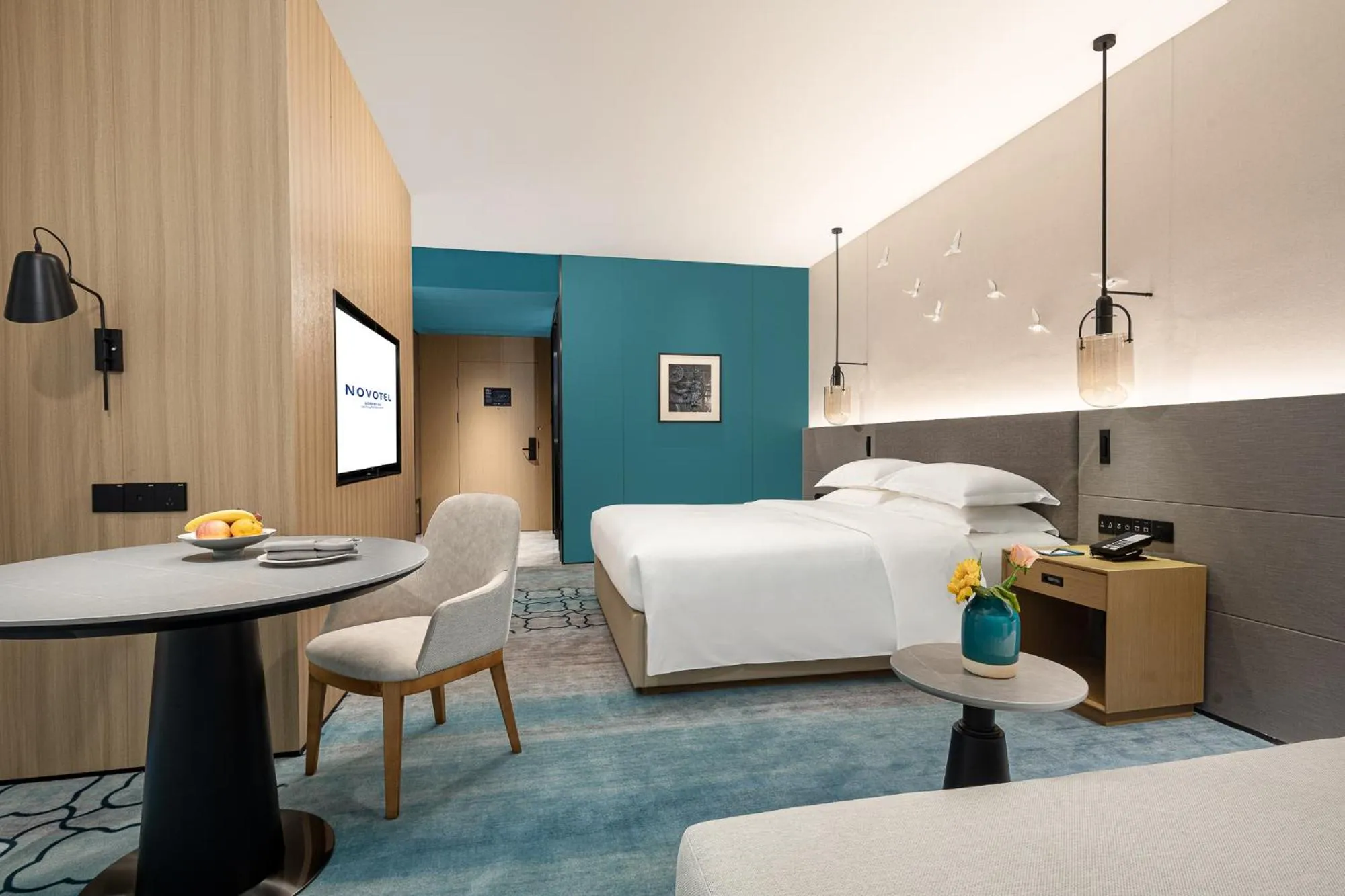 Bed in Novotel Yancheng Exhibition Center