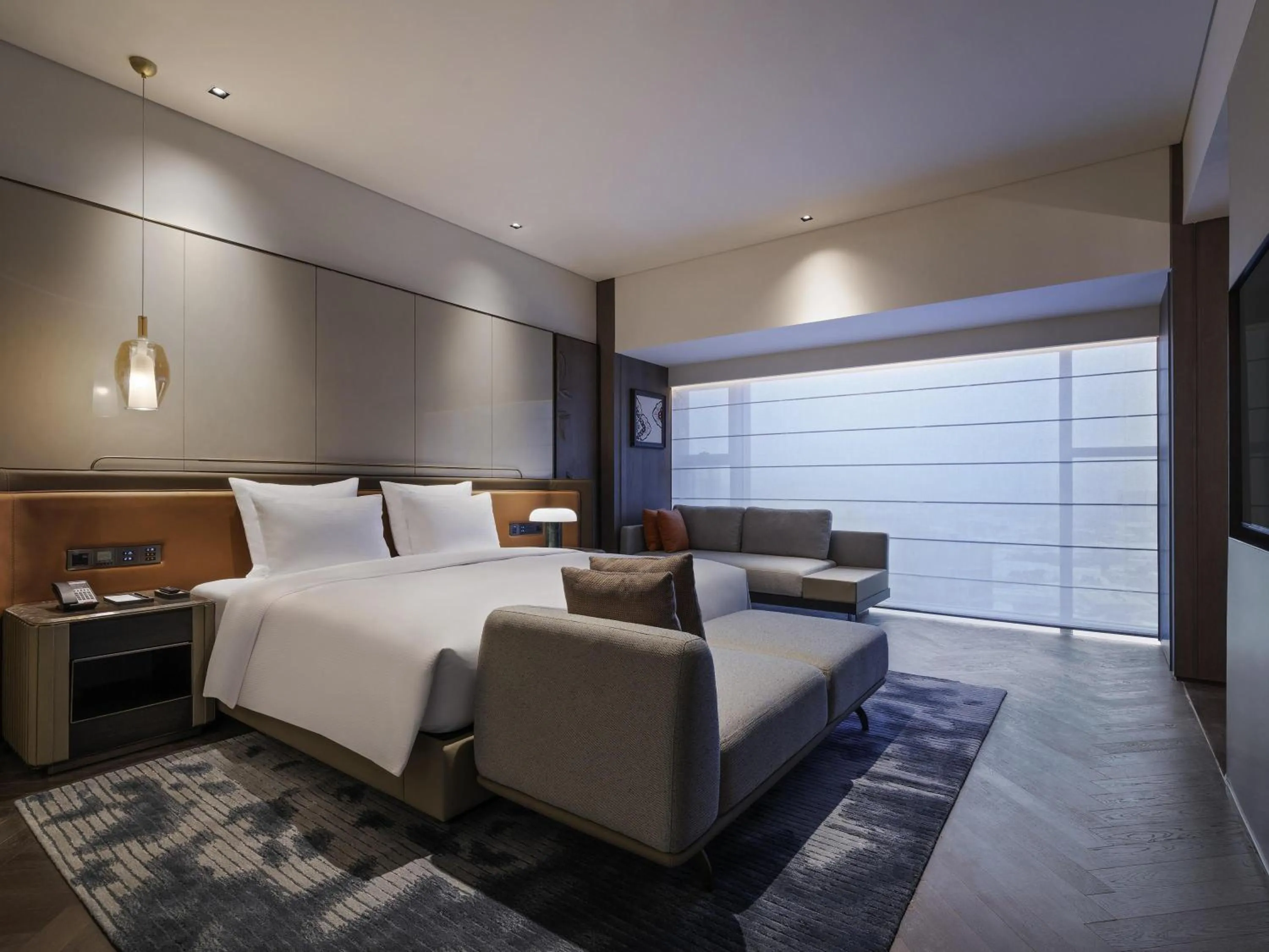 Bedroom, Bed in Pullman Quanzhou Shuitou