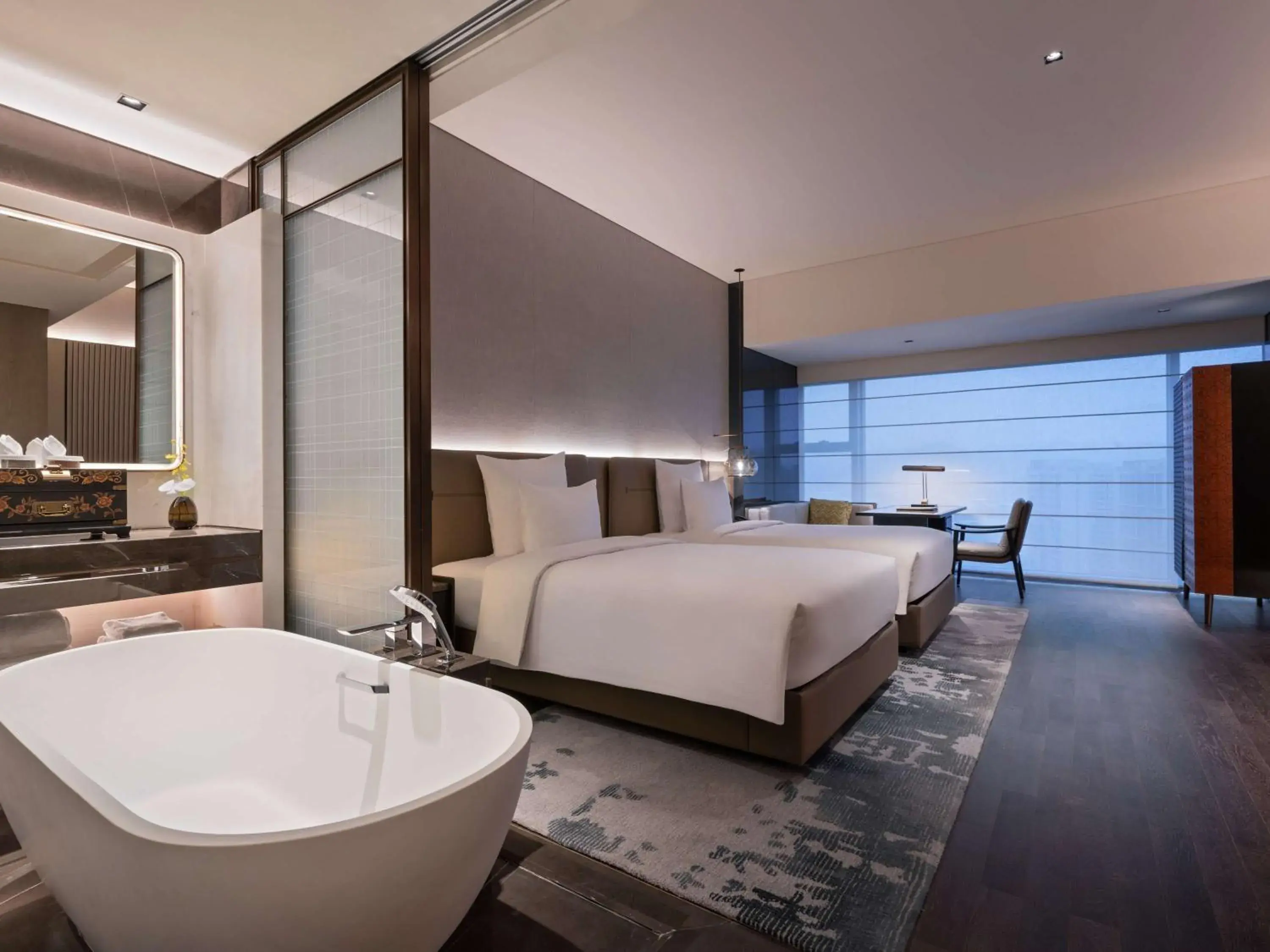 Superior Twin Room with City view in Pullman Quanzhou Shuitou Superior Twin Room with City view in Pullman Quanzhou Shuitou