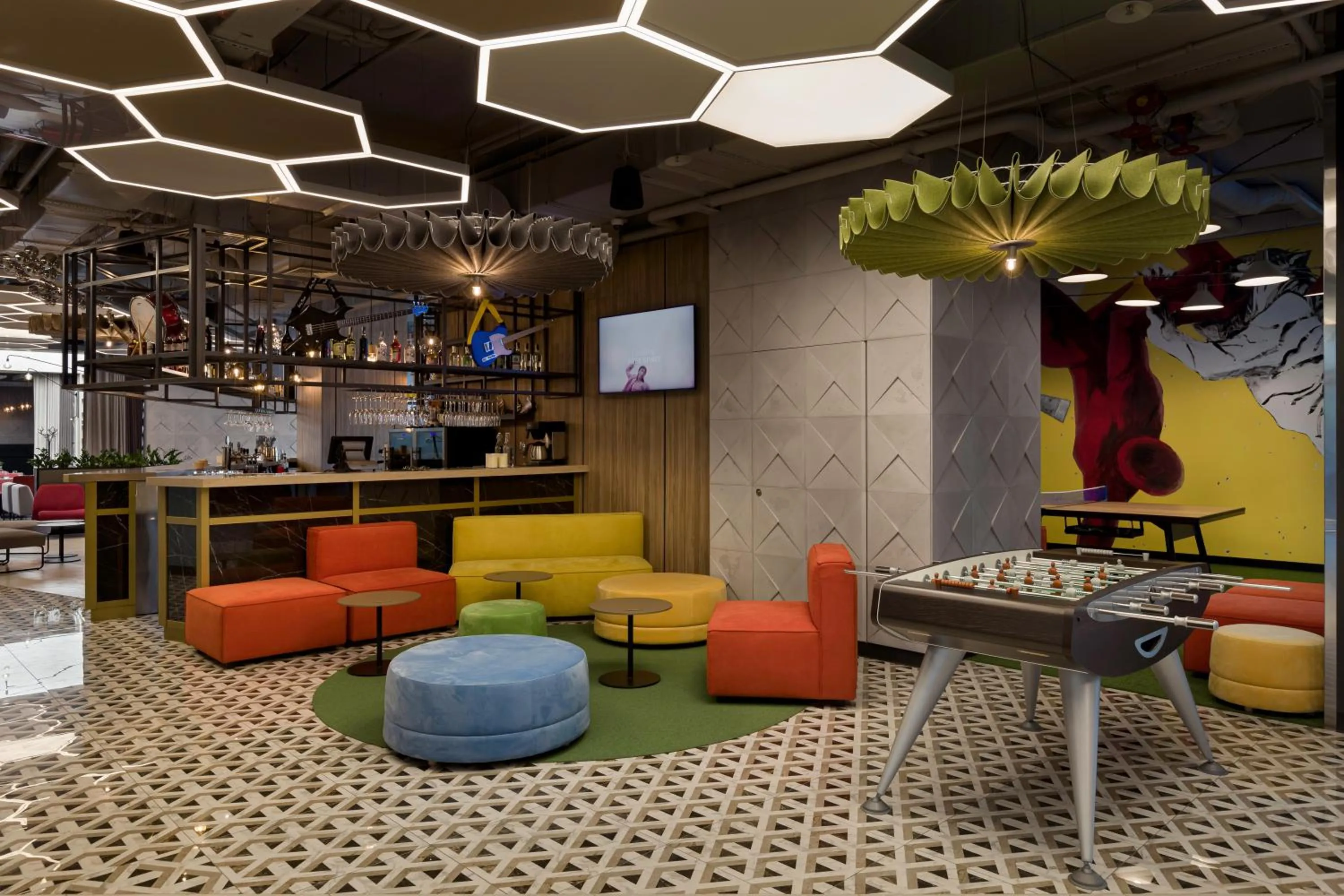 Seating area in ibis Kyiv Beresteiska