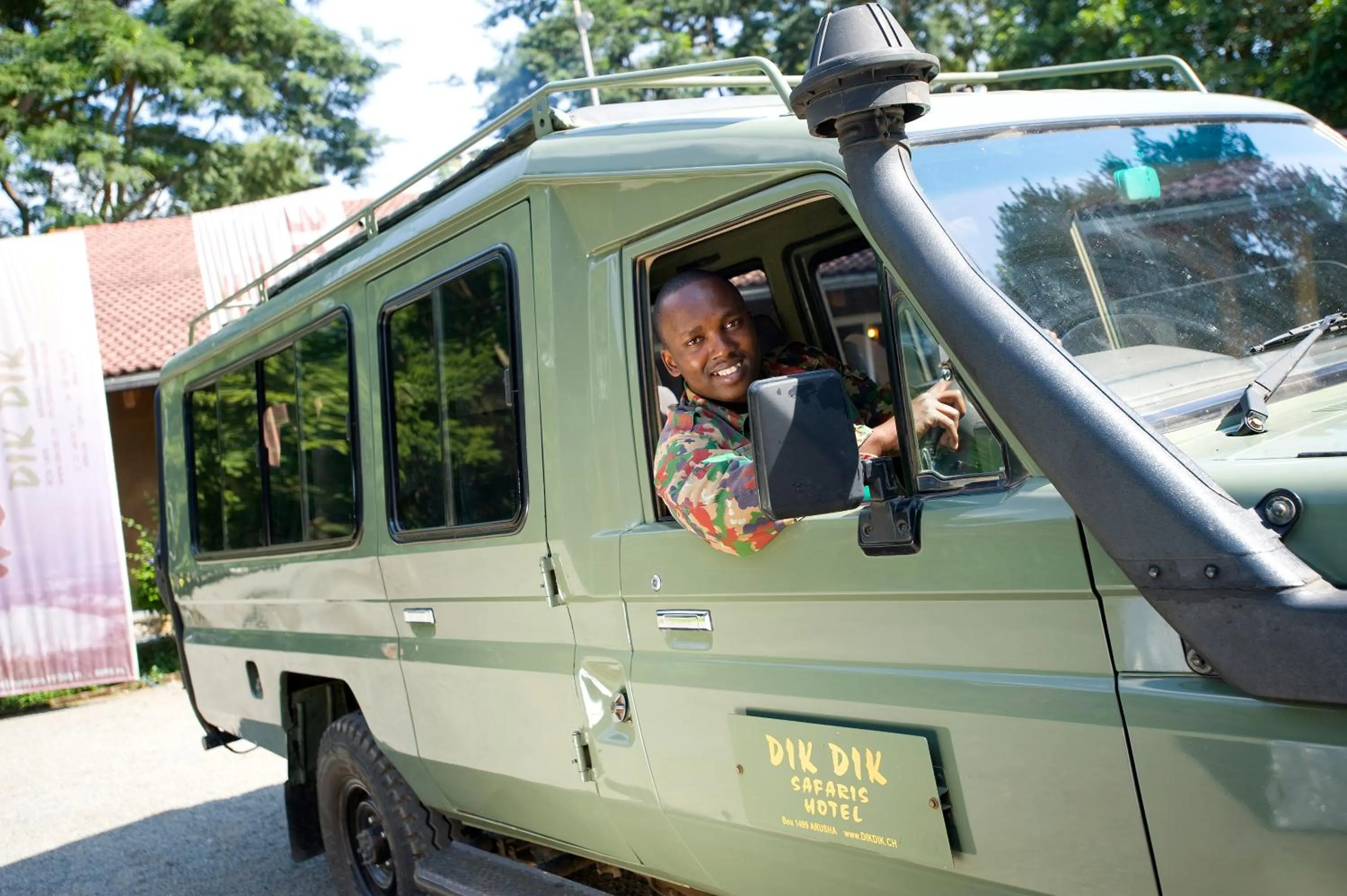 Staff in Dik Dik Hotel