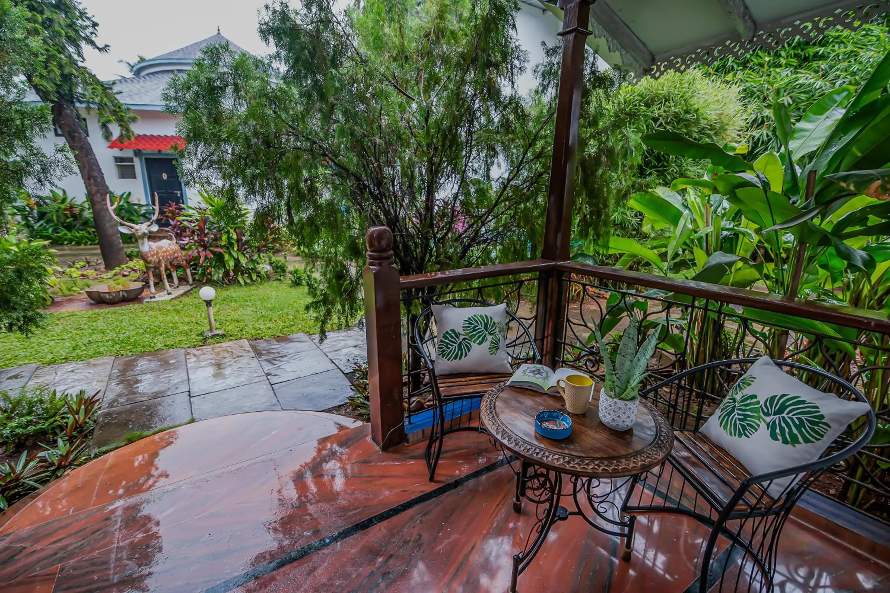 Patio in Sashas Holiday Village