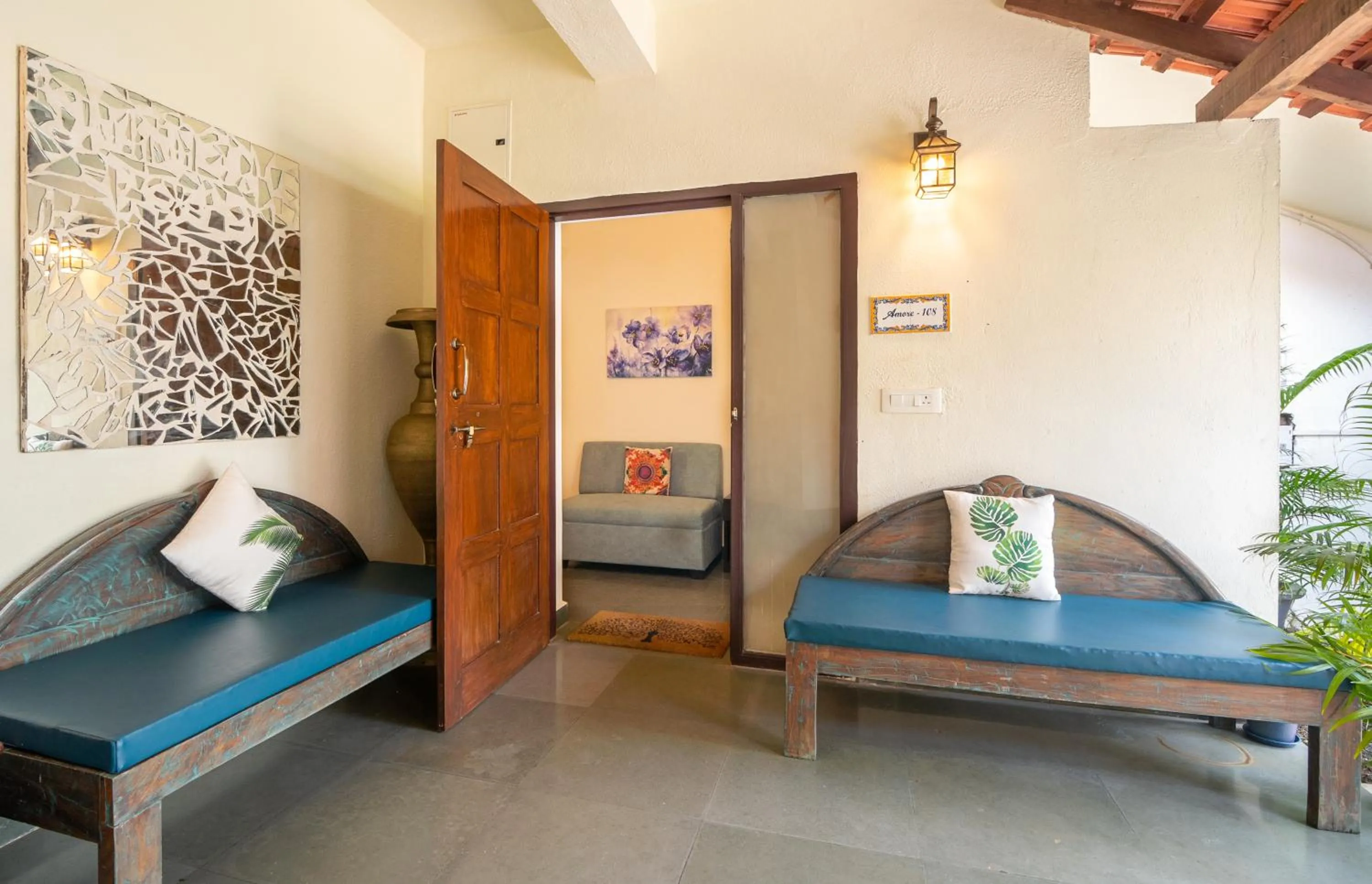 Living room in Sashas Holiday Village