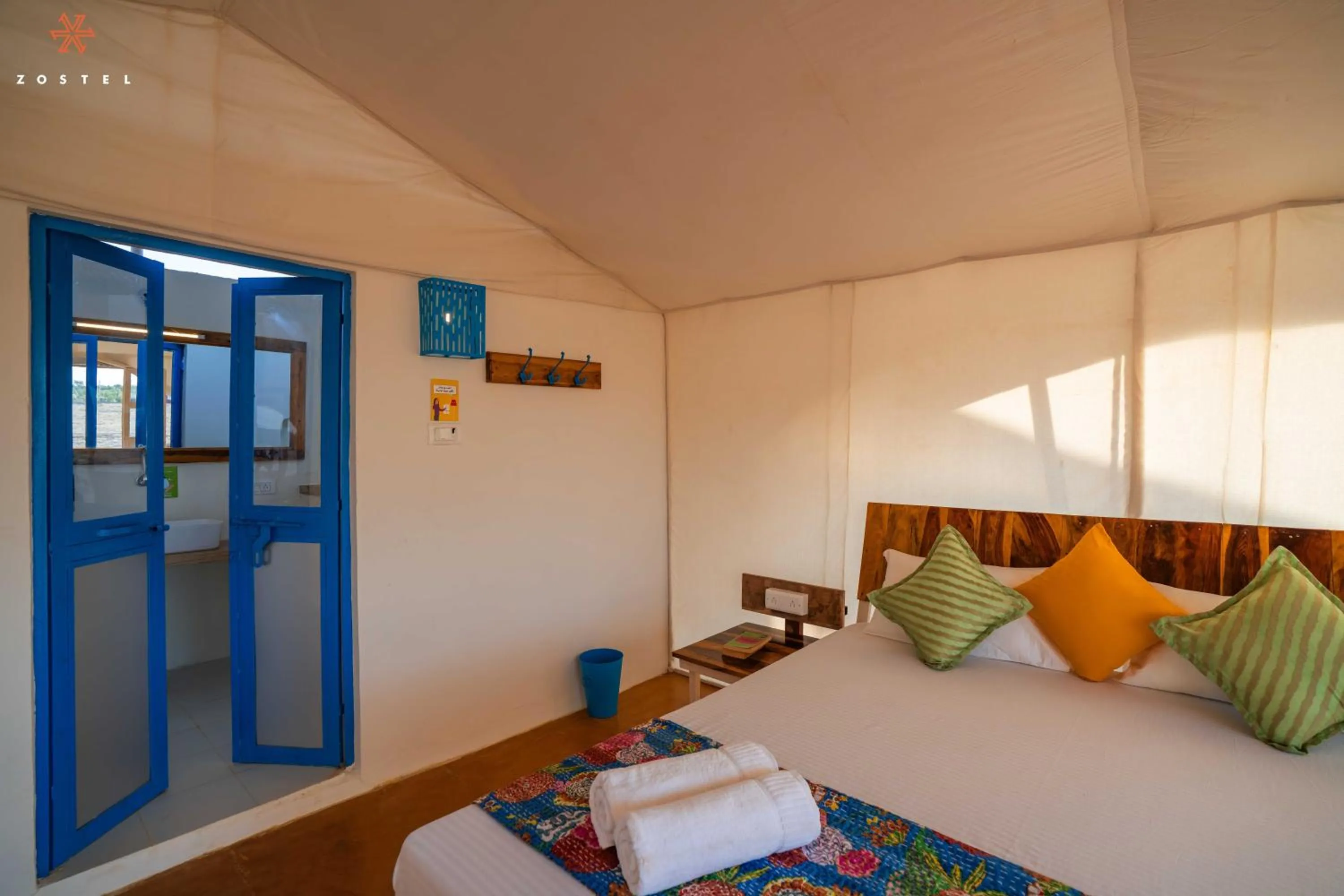 Bed in Zostel Sam Desert (Jaisalmer)