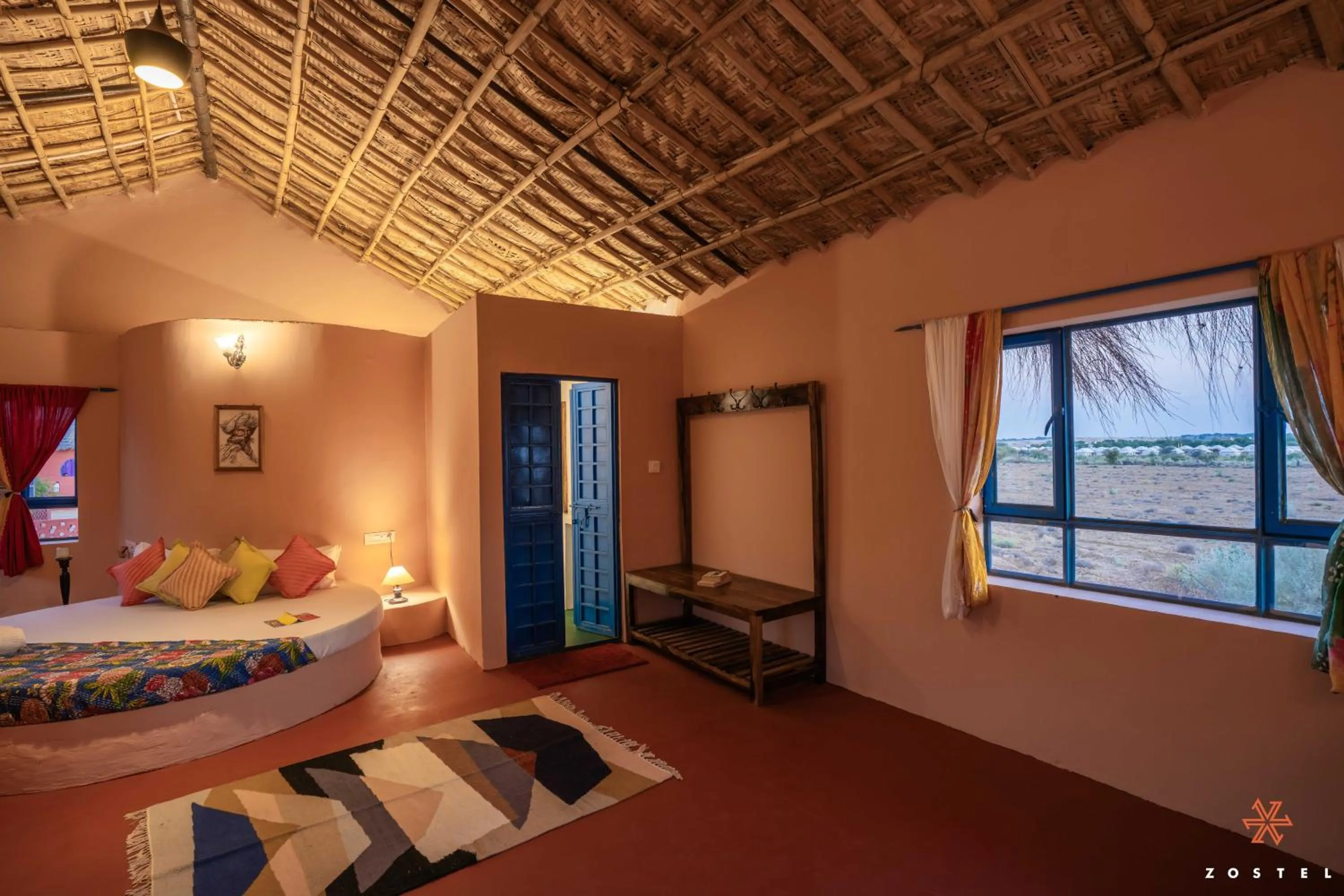 Photo of the whole room, Bed in Zostel Sam Desert (Jaisalmer)