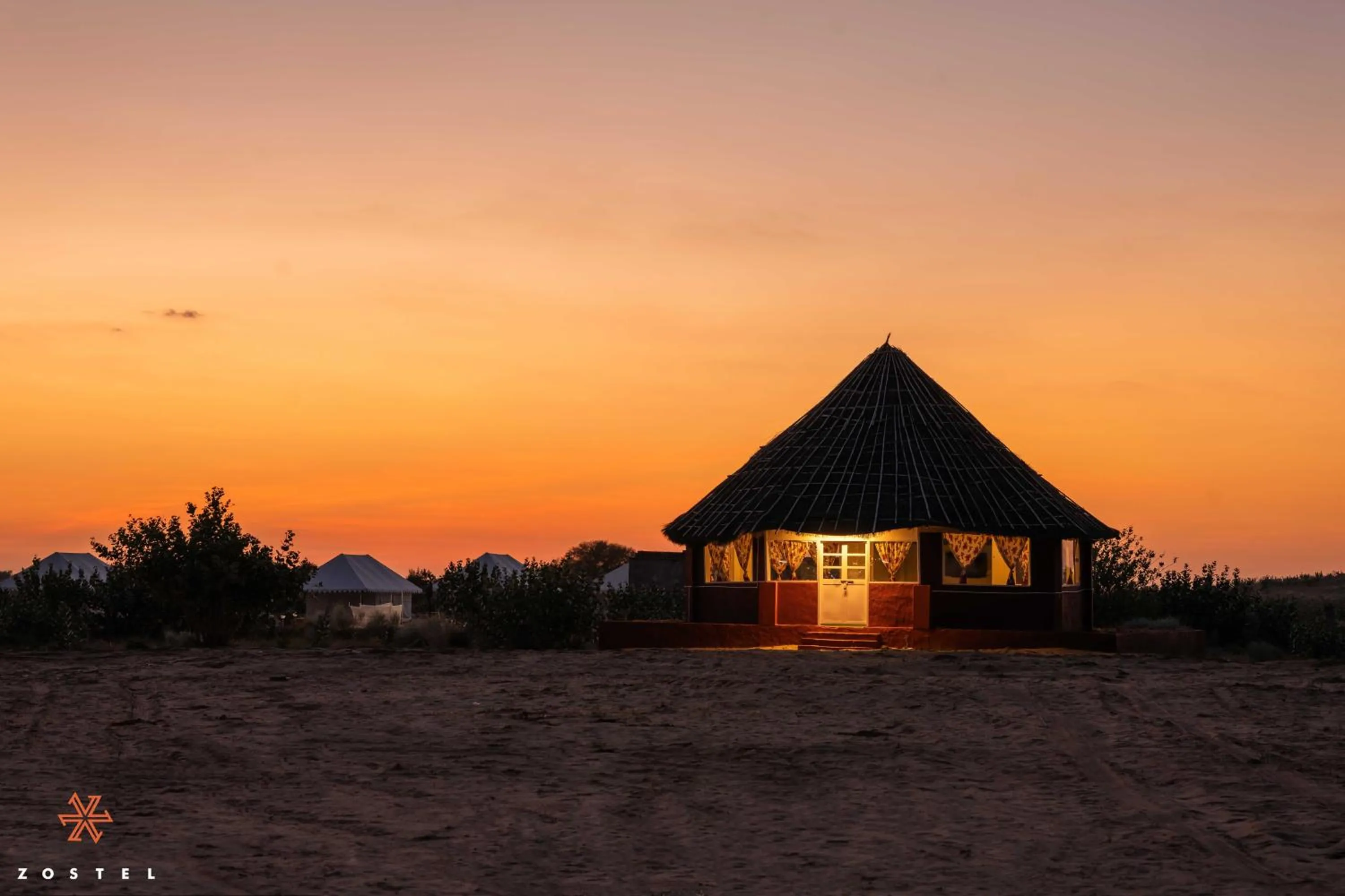 Property building in Zostel Sam Desert (Jaisalmer)
