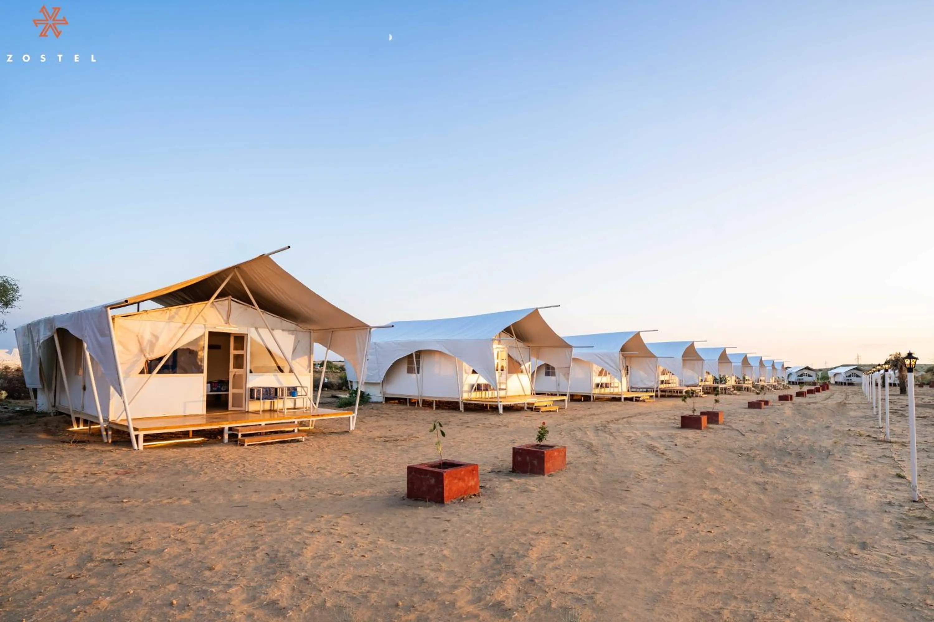 Property building in Zostel Sam Desert (Jaisalmer)