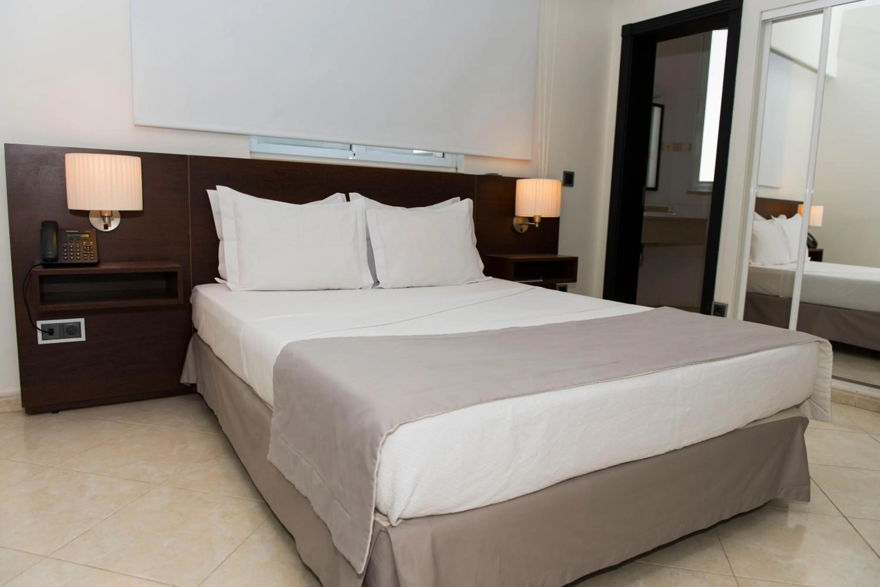 Bed in Hotel Pérola