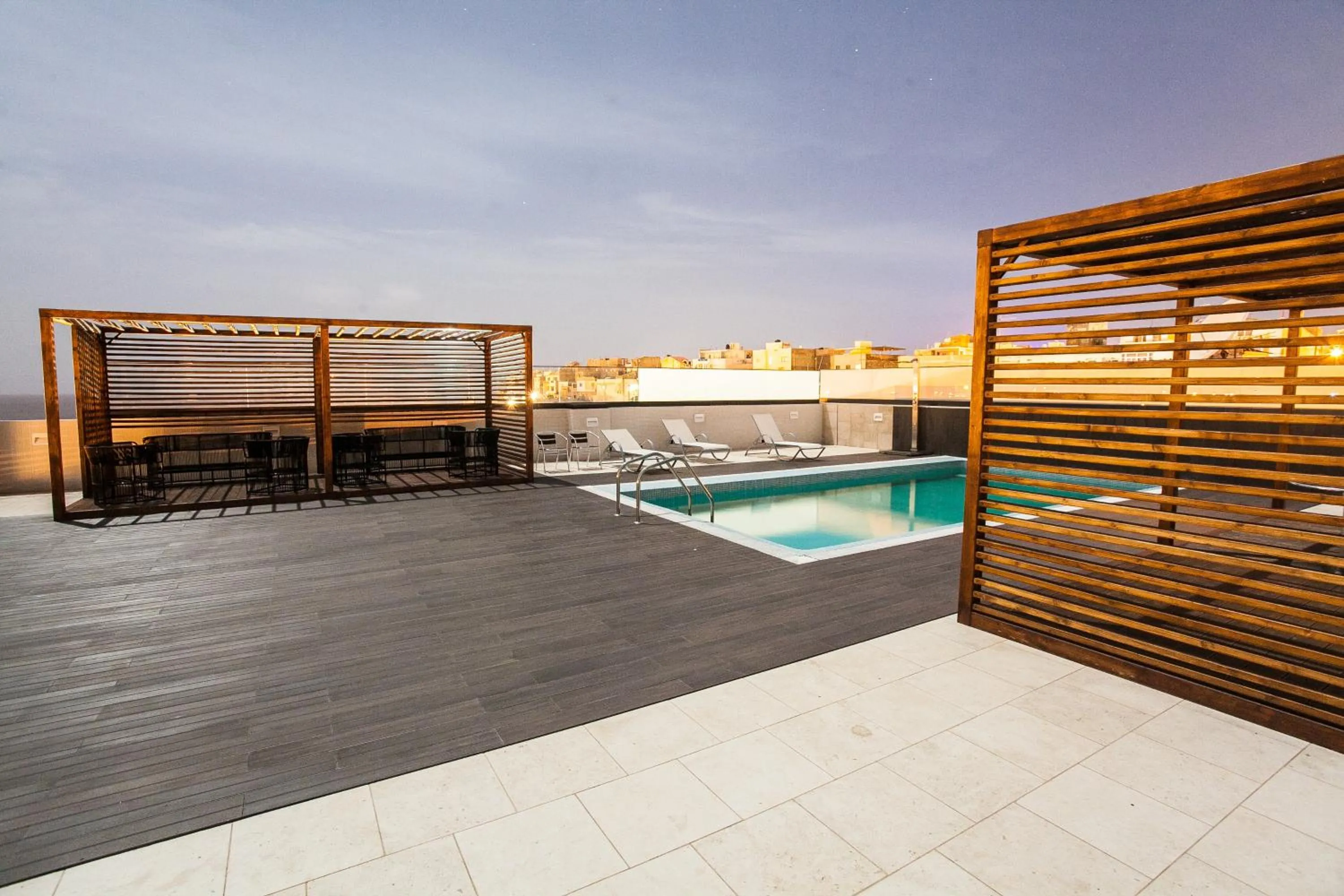 Swimming pool in Hotel Pérola