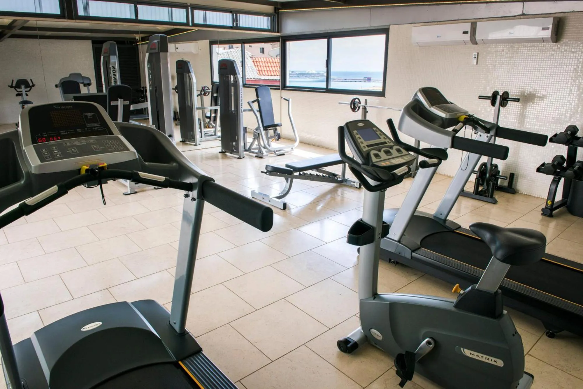 Fitness centre/facilities in Hotel Pérola