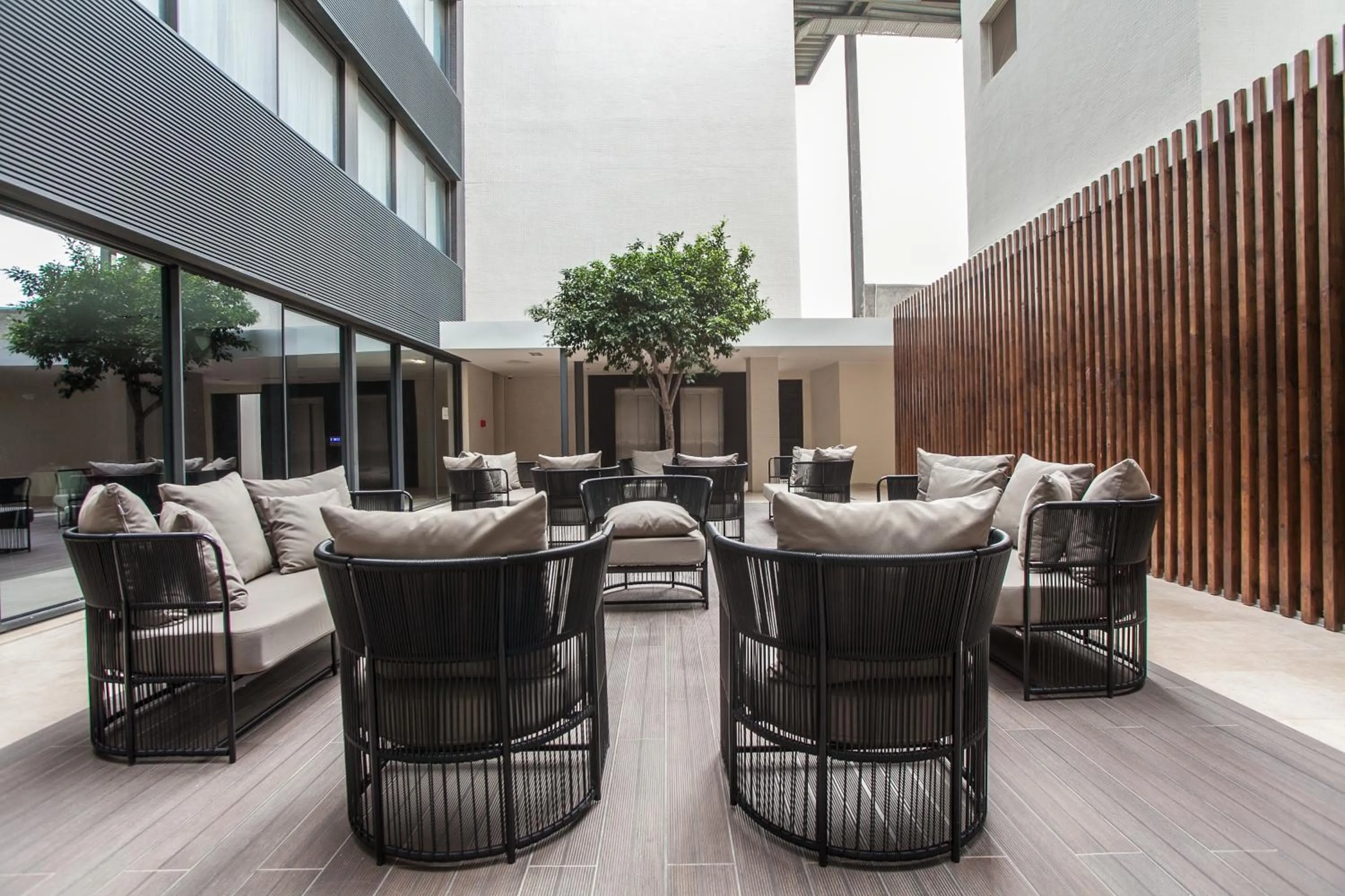 Patio in Hotel Pérola