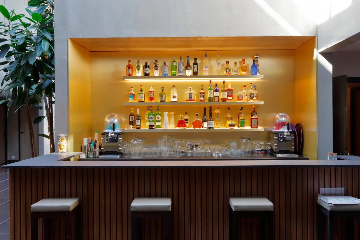 Lounge or bar in Hôtel Les Herbes Folles