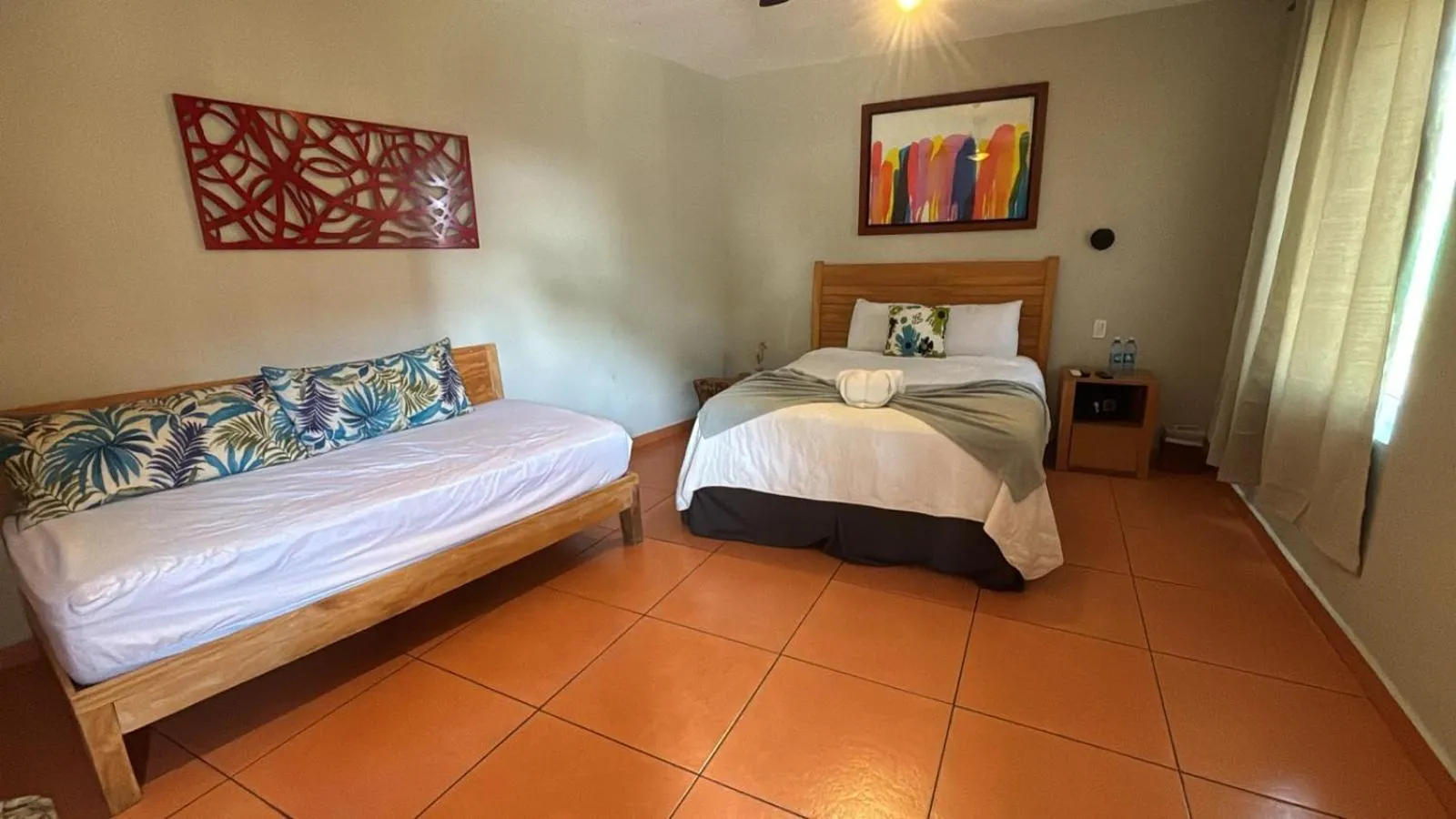 Bedroom, Bed in Hotel Los Mangos El Salvador