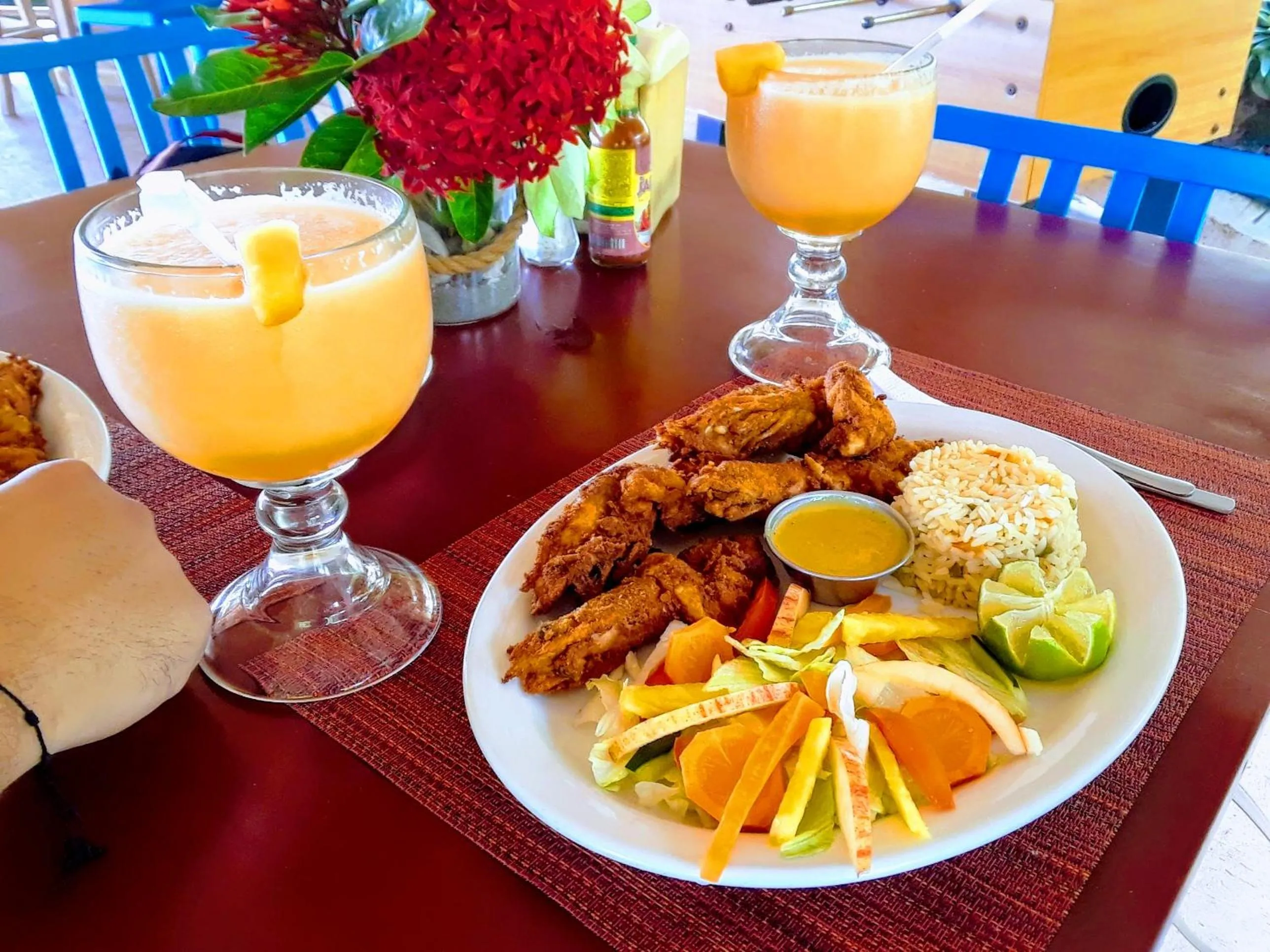 Food close-up in Hotel Los Mangos El Salvador