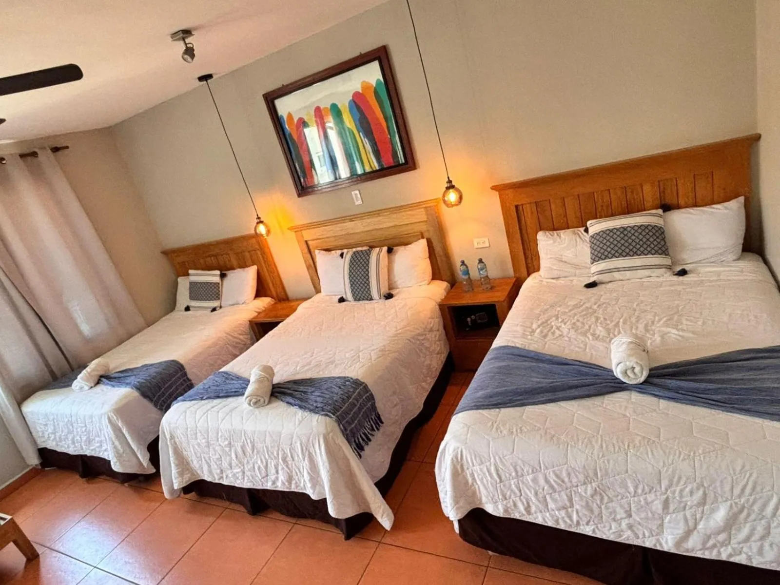 Bedroom, Bed in Hotel Los Mangos El Salvador