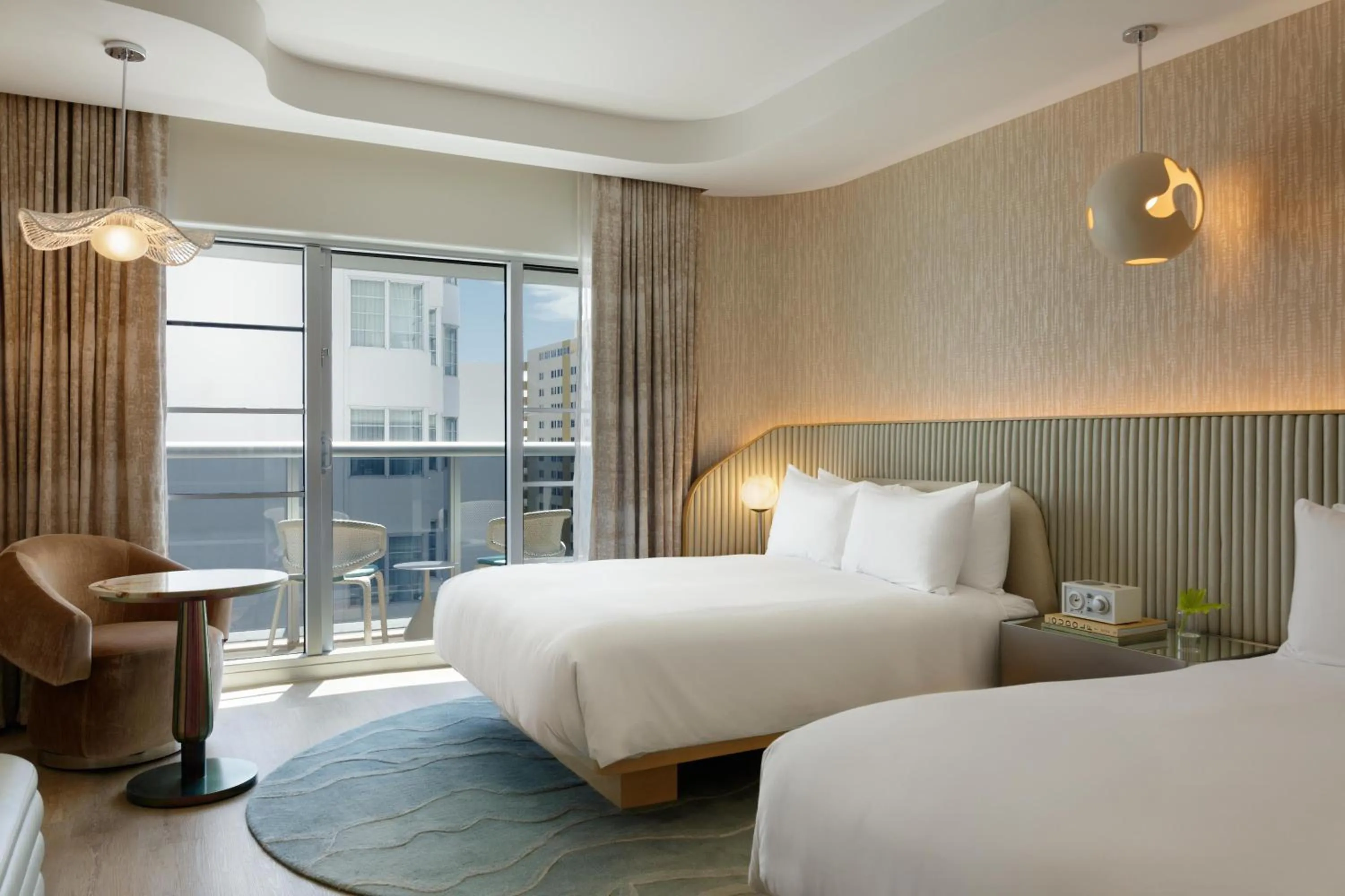 Bedroom, Bed in Andaz Miami Beach, By Hyatt