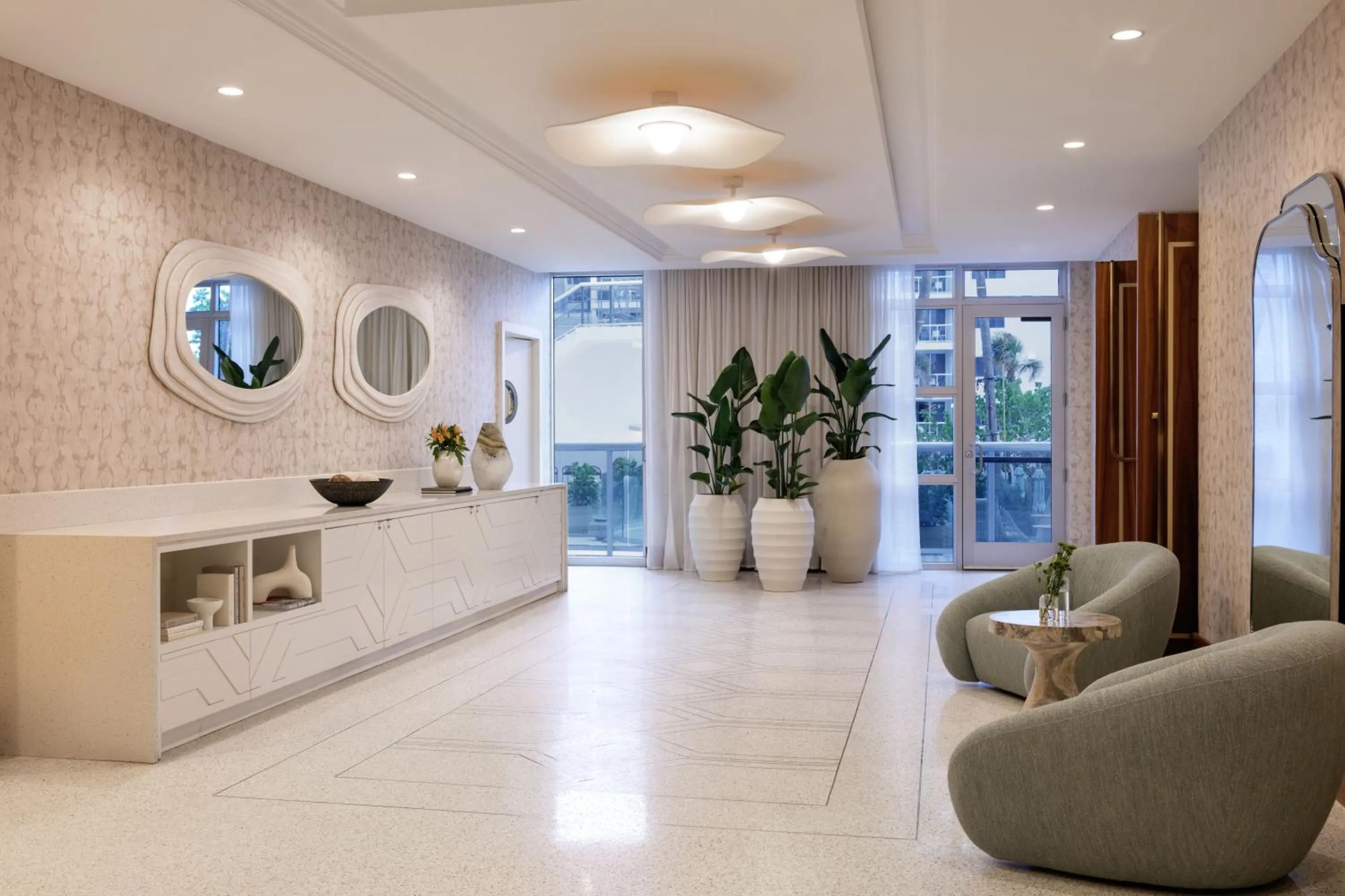 Seating area in Andaz Miami Beach, By Hyatt