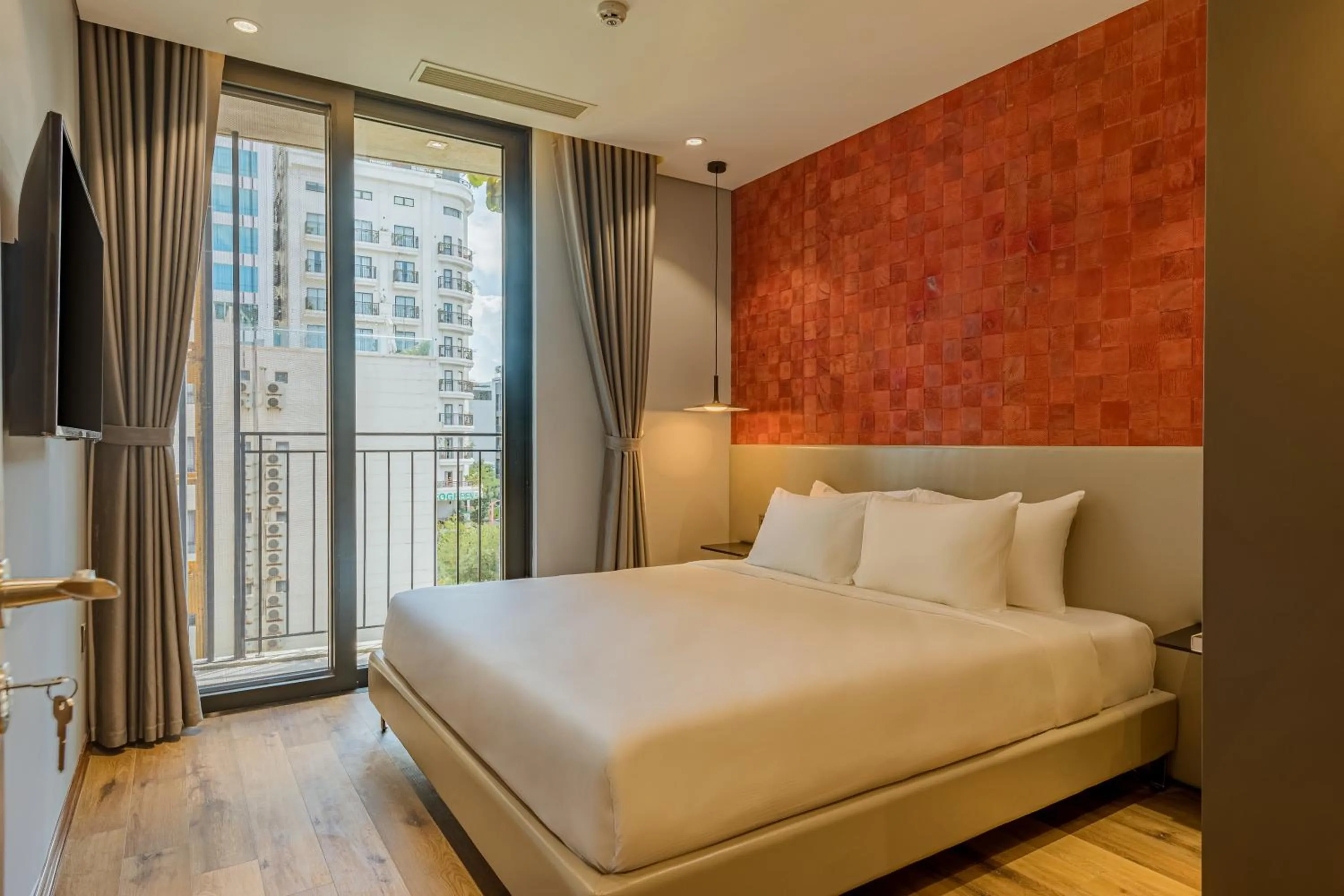 Bed in Taiyo Hotel & Apartment