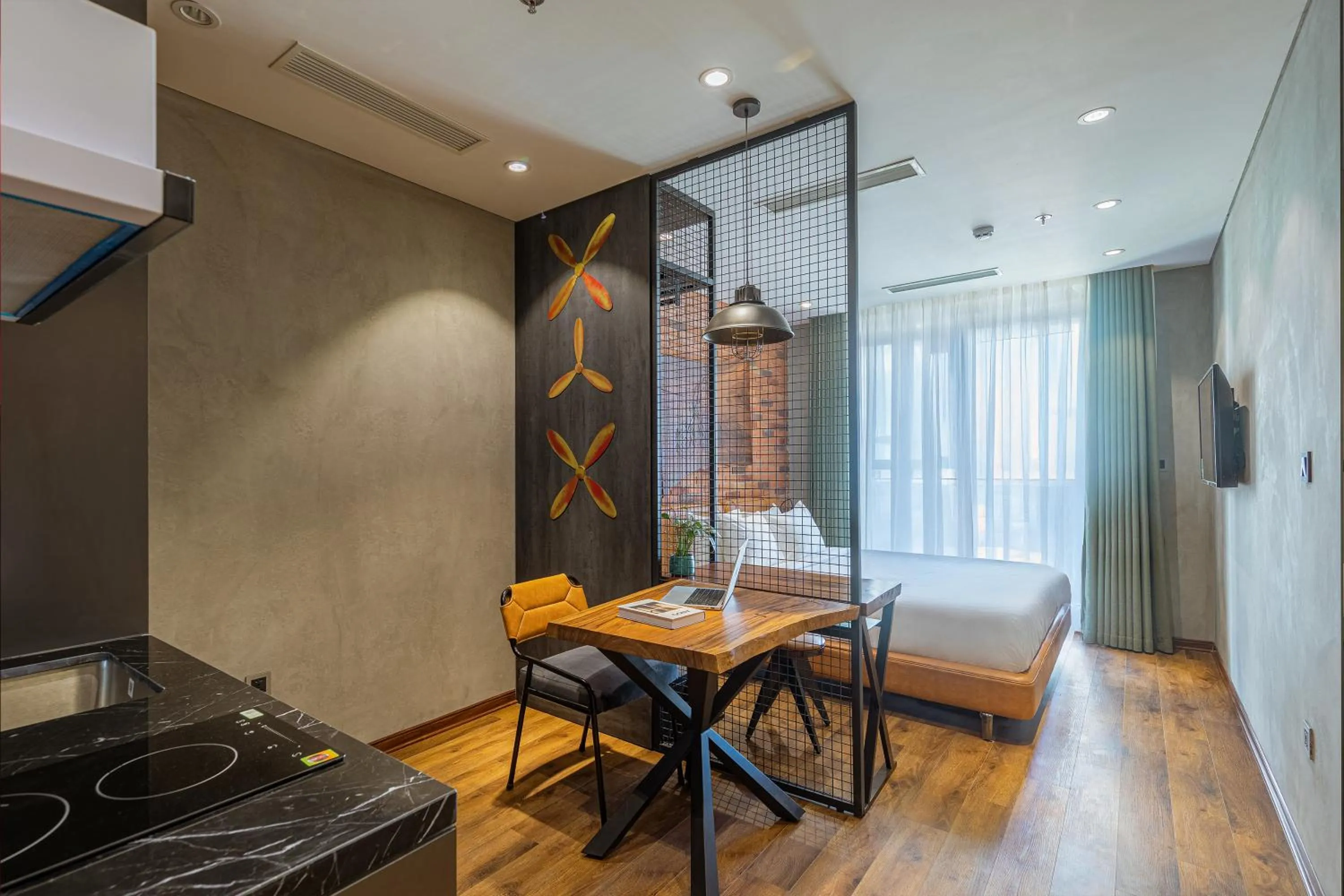 Living room in Taiyo Hotel & Apartment