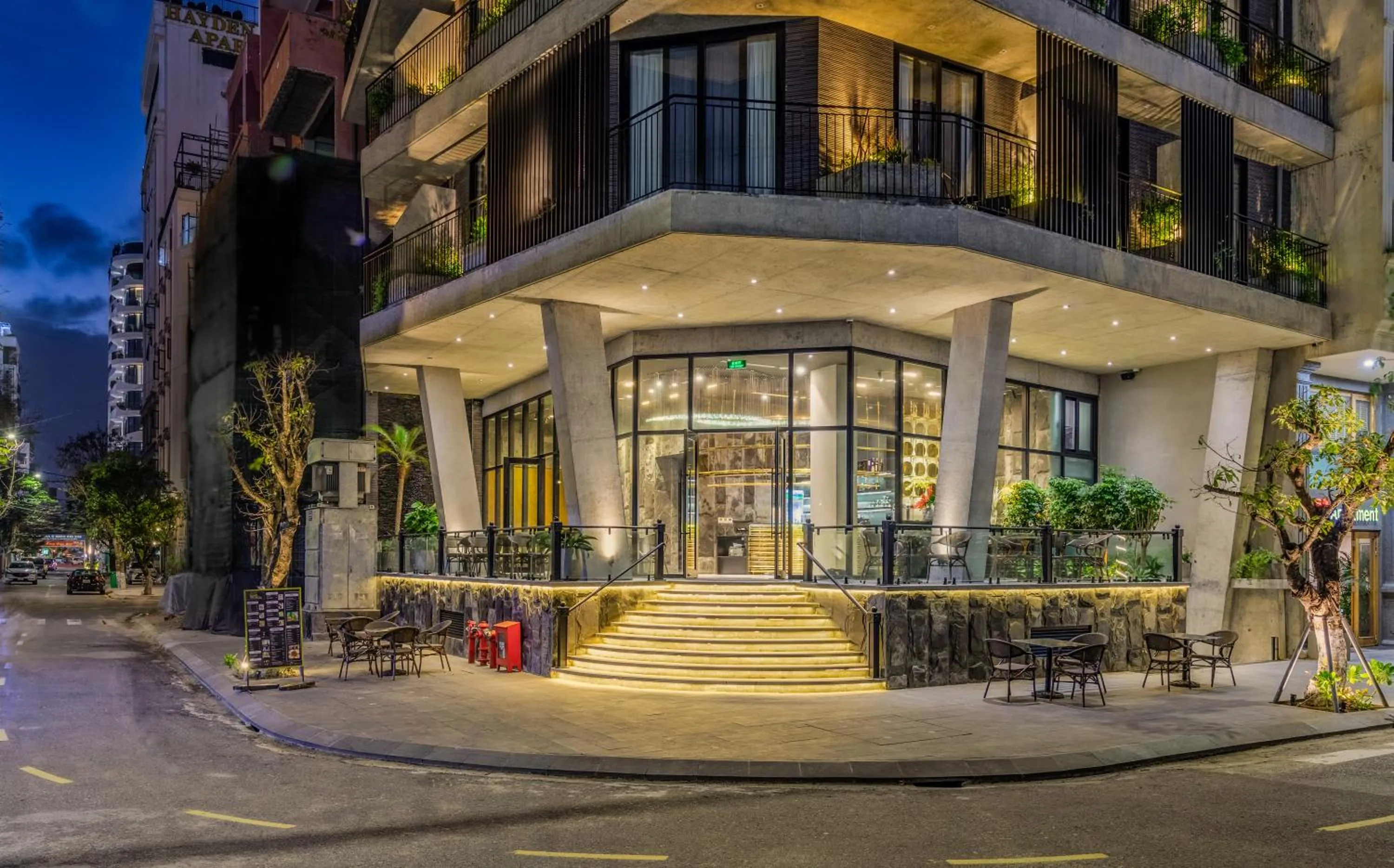 Property building in Taiyo Hotel & Apartment