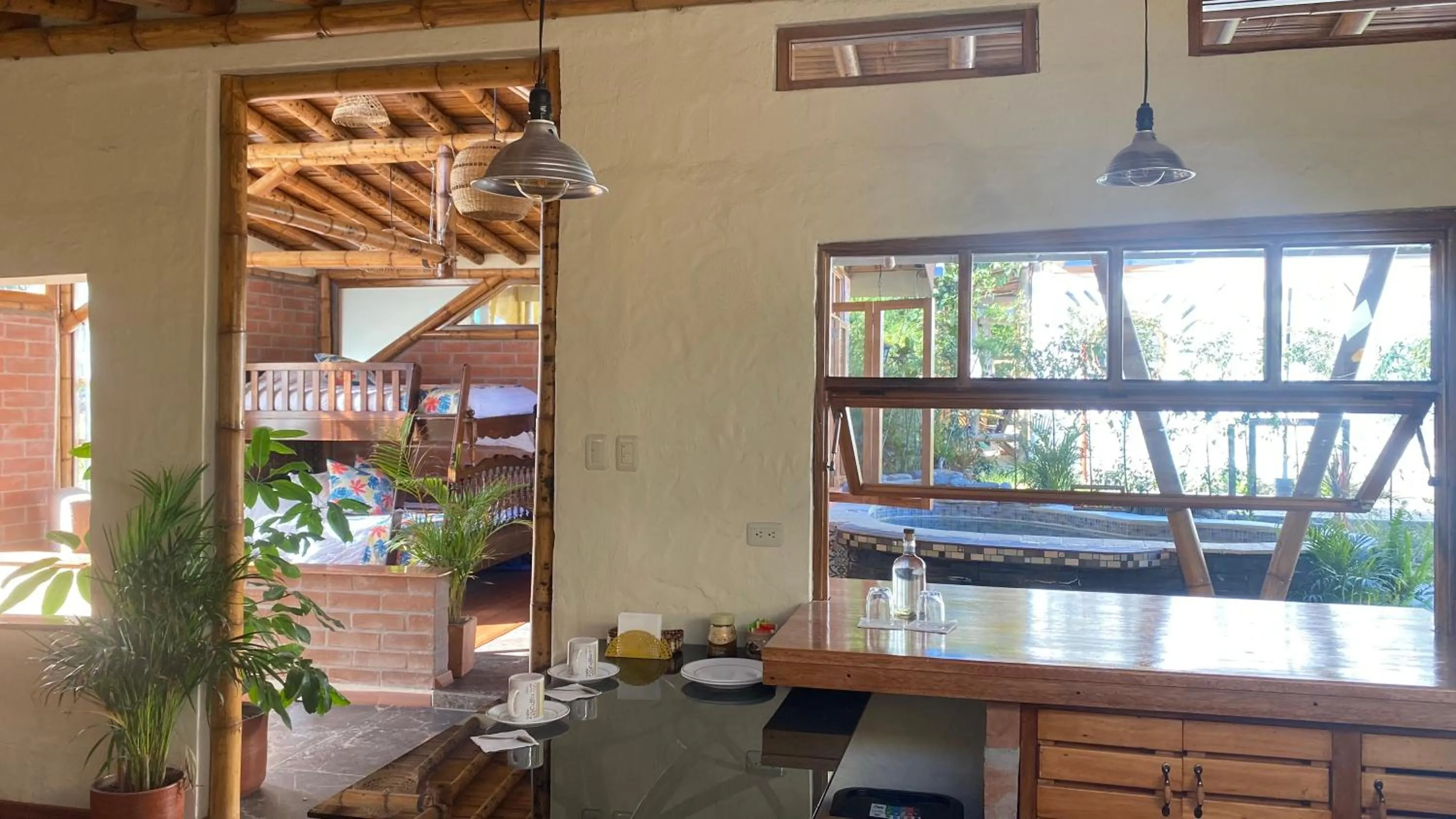 Dining area in Hostería Colibri Aeropuerto