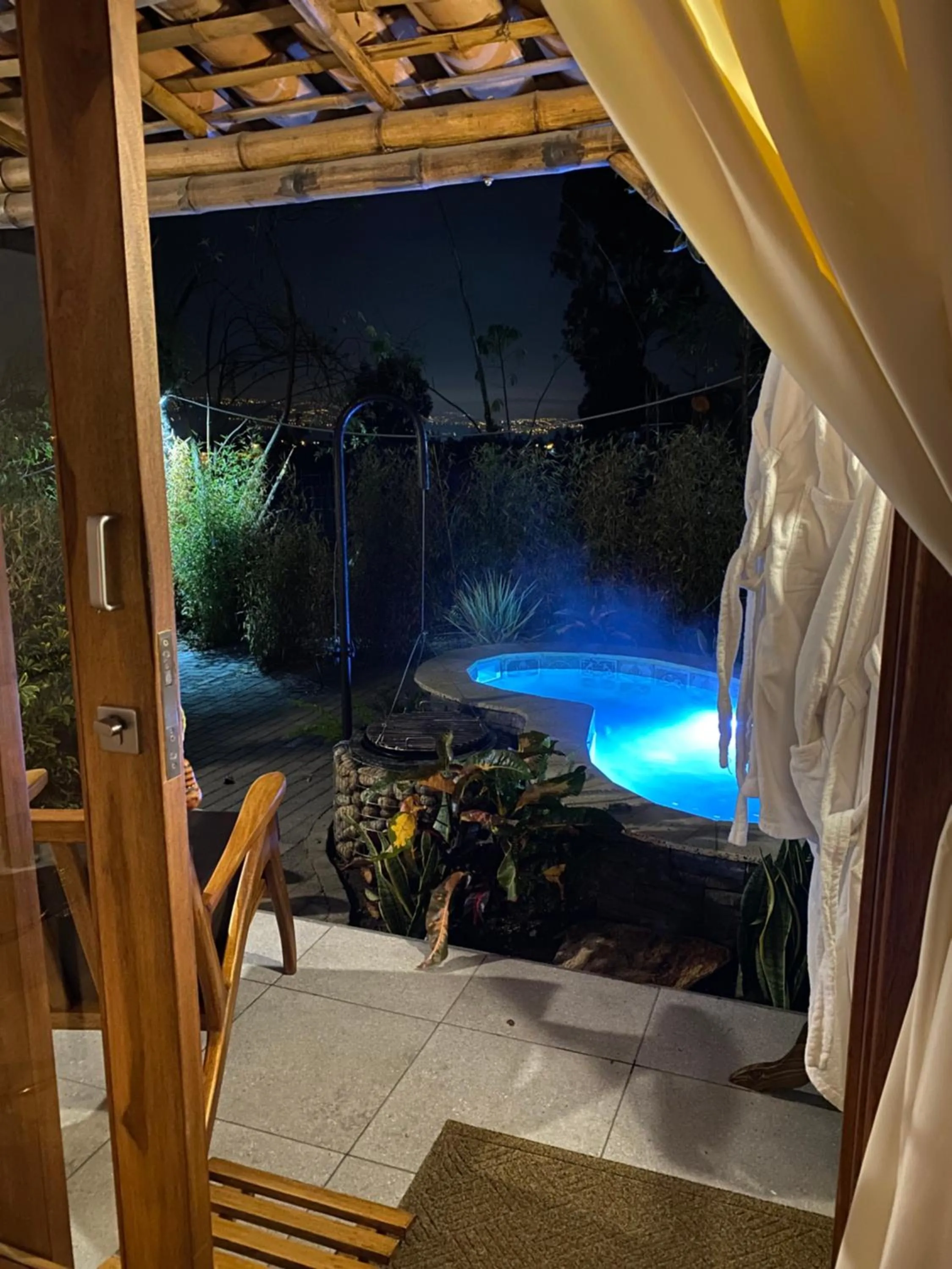 Patio in Hostería Colibri Aeropuerto