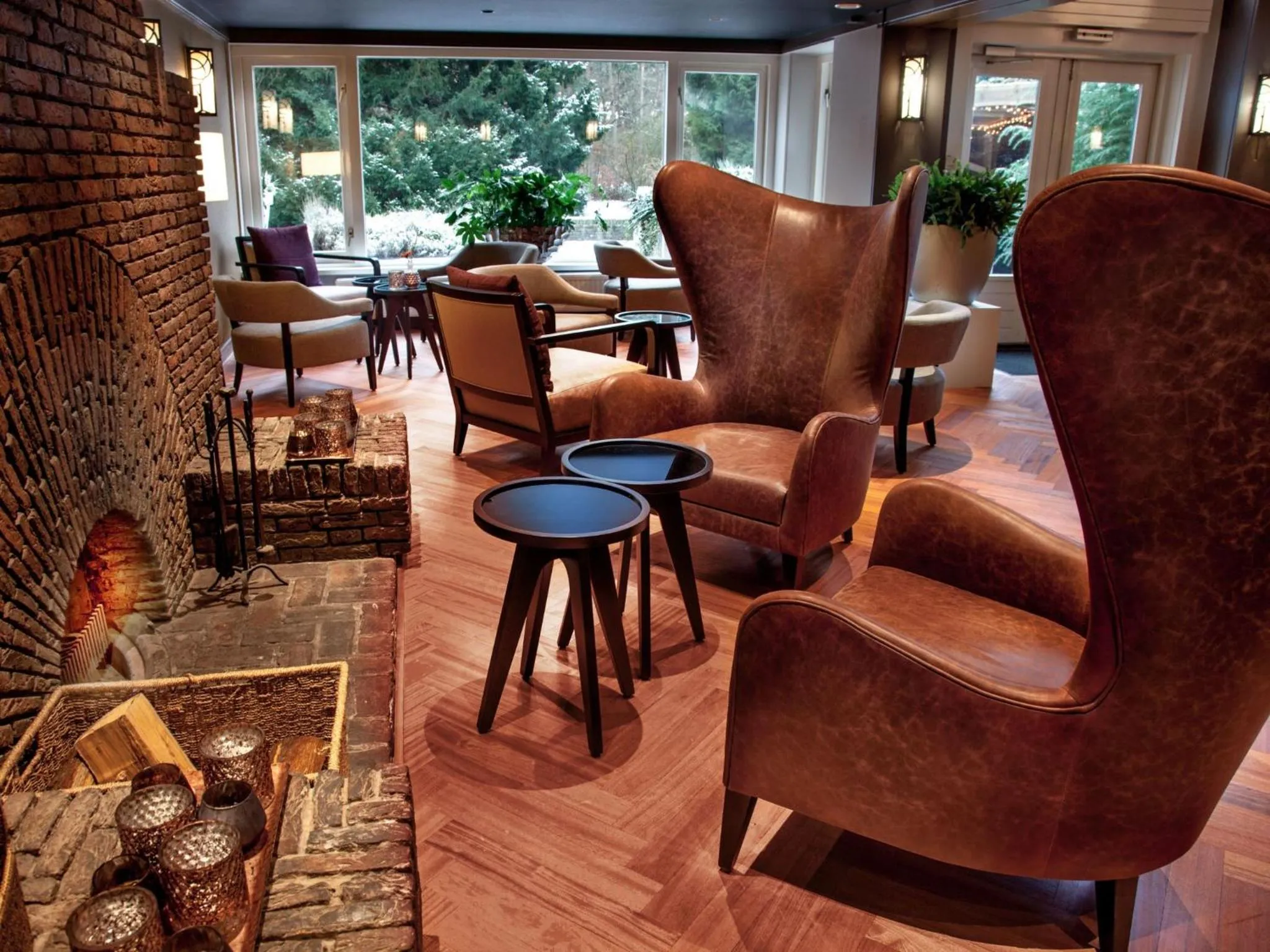 Communal lounge/ TV room in Hotel Woudschoten