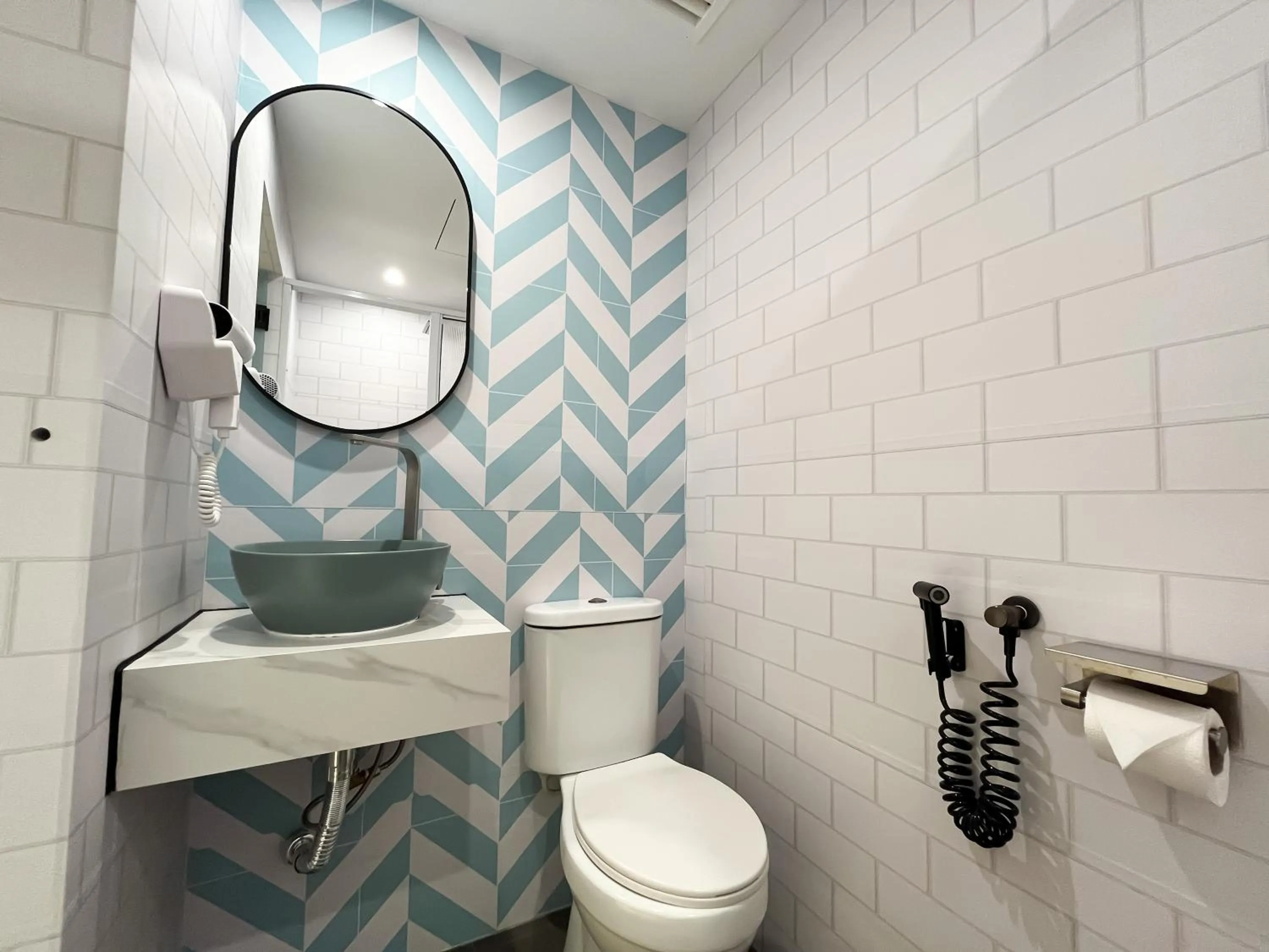 Toilet in Apple 1 Hotel Gurney