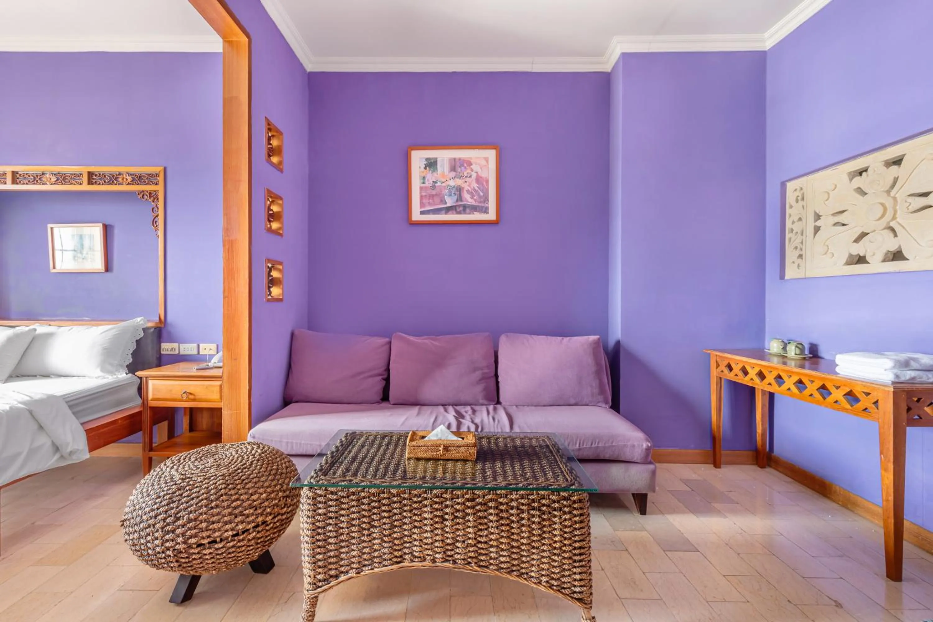 Photo of the whole room, Bed in Golden Ocean Azure Hotel