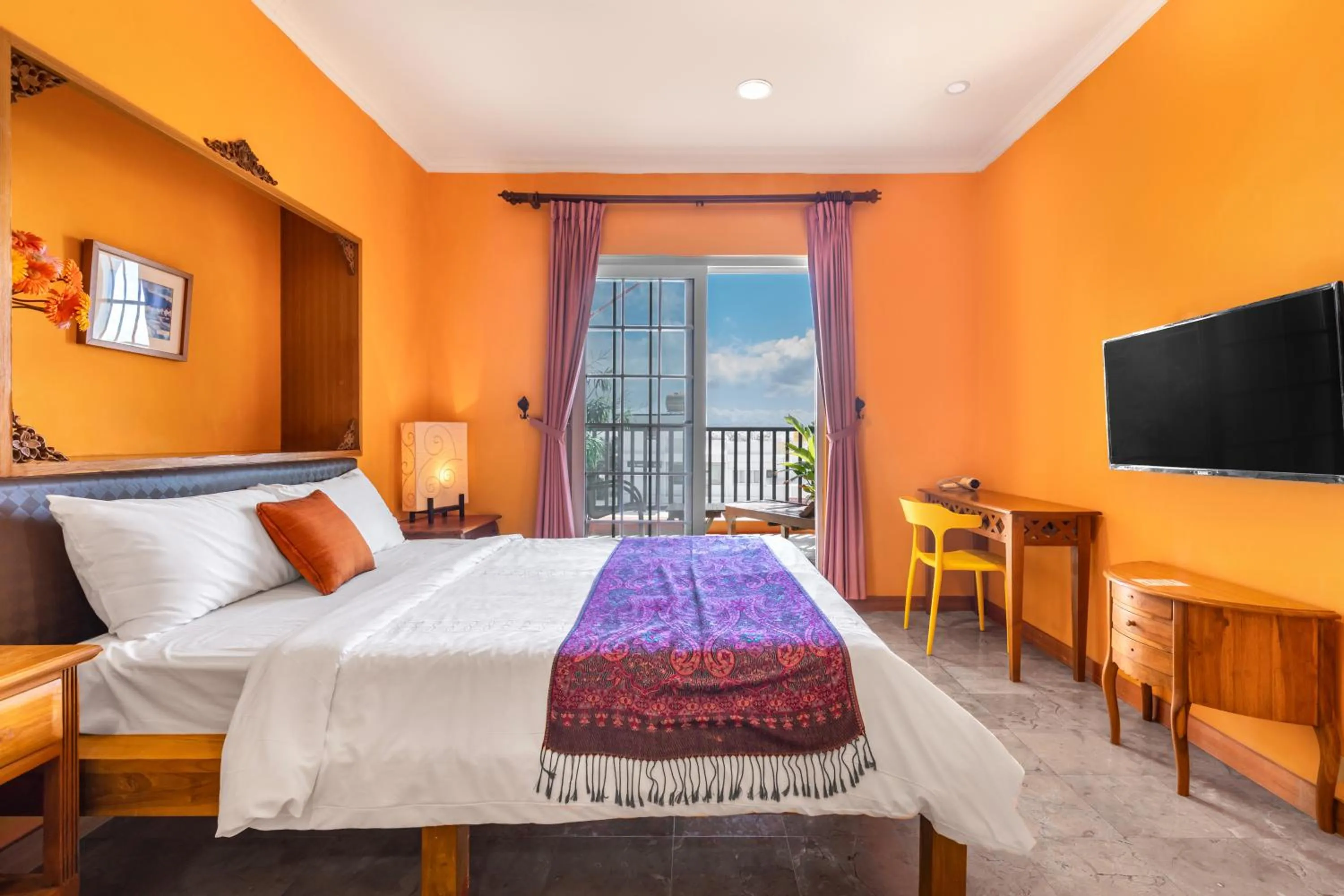 Photo of the whole room, Bed in Golden Ocean Azure Hotel