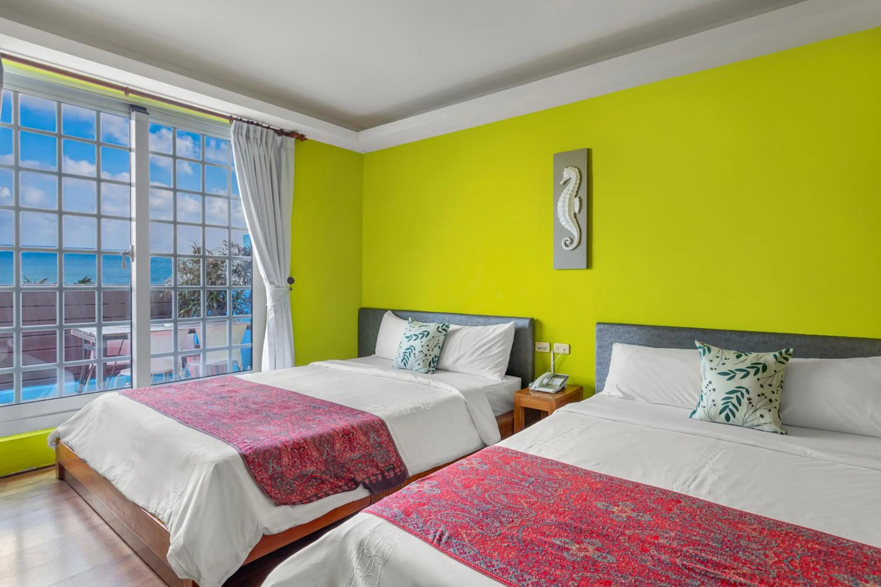 Photo of the whole room, Bed in Golden Ocean Azure Hotel