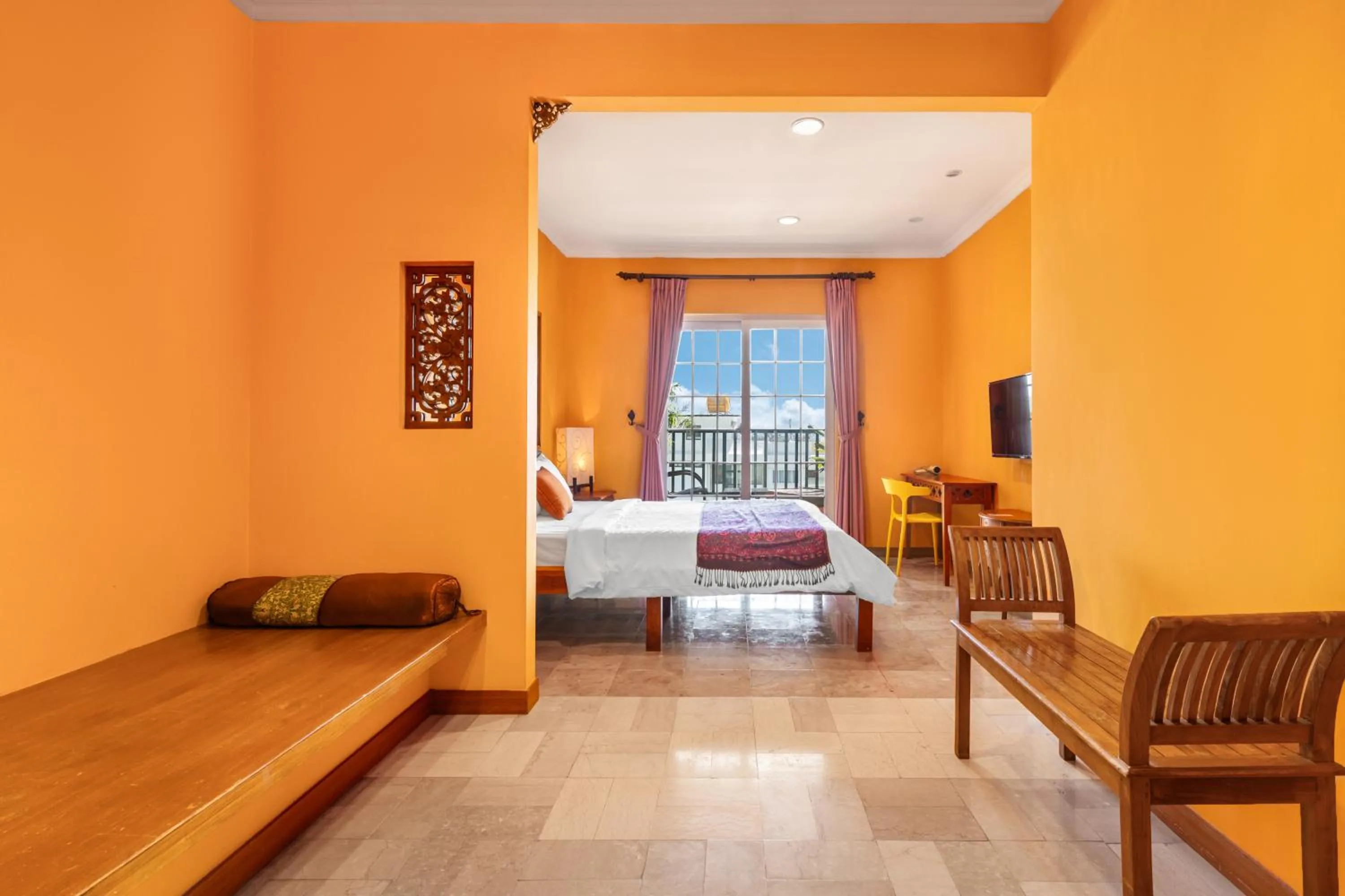 Photo of the whole room, Bed in Golden Ocean Azure Hotel