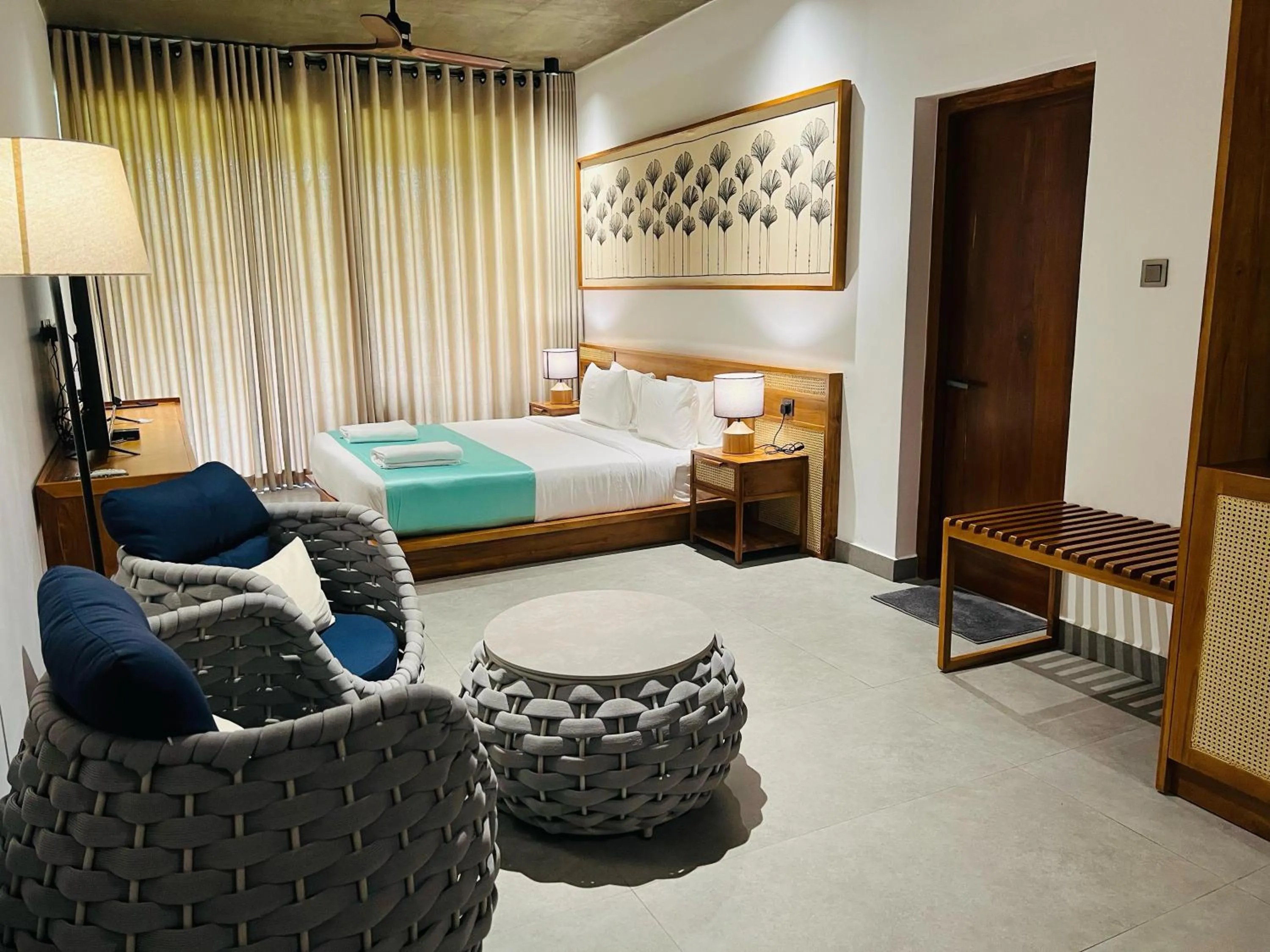 Bed in Ella Flower Garden Resort