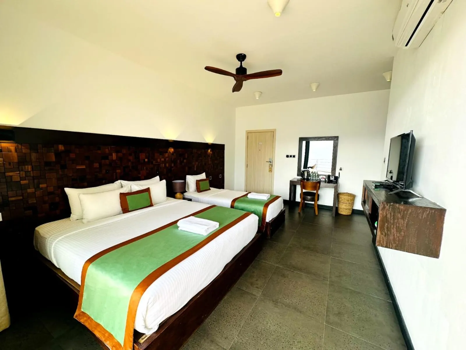 Bed in Ella Flower Garden Resort