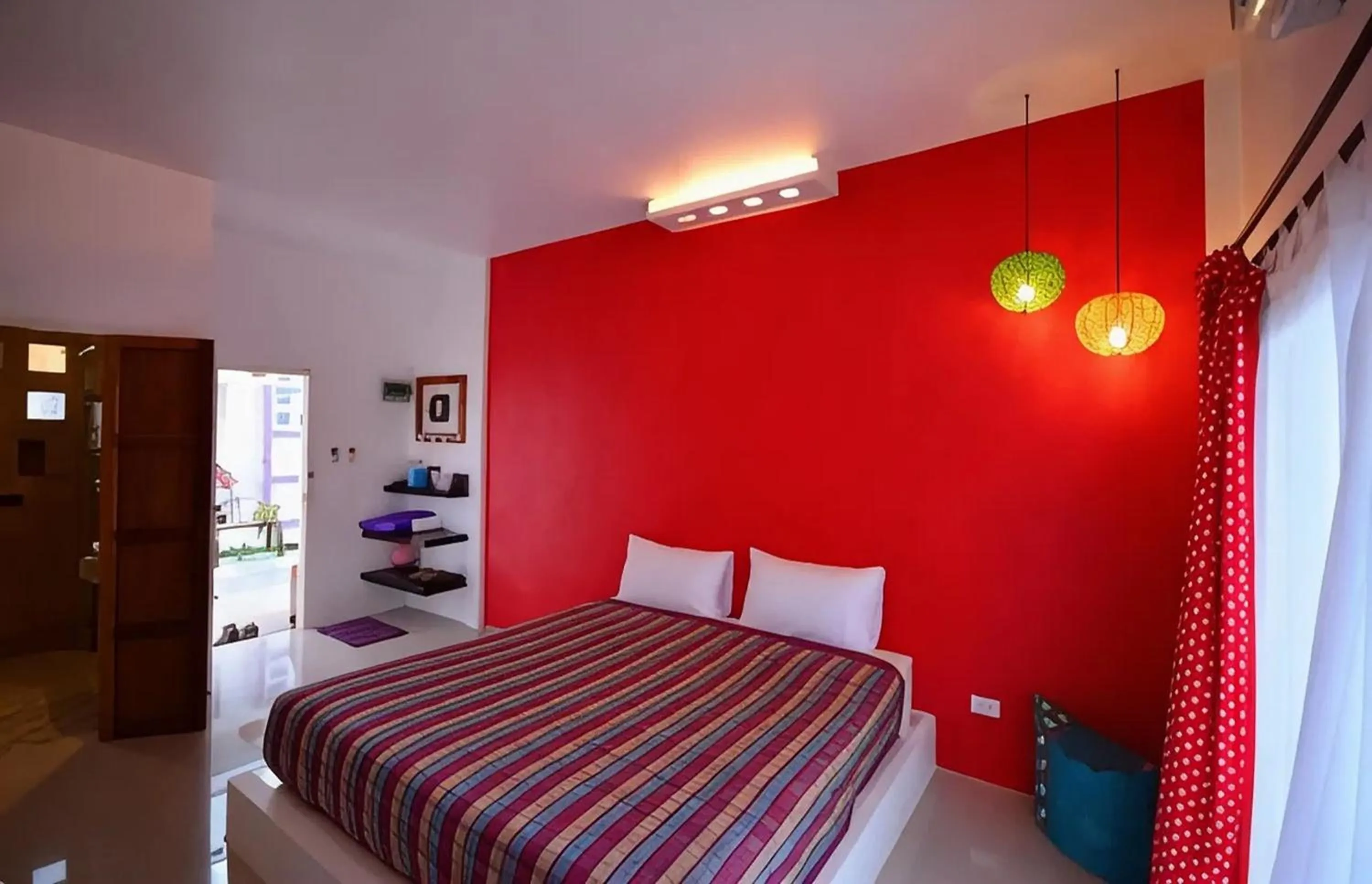 Bed in Na-Rak-O Resort