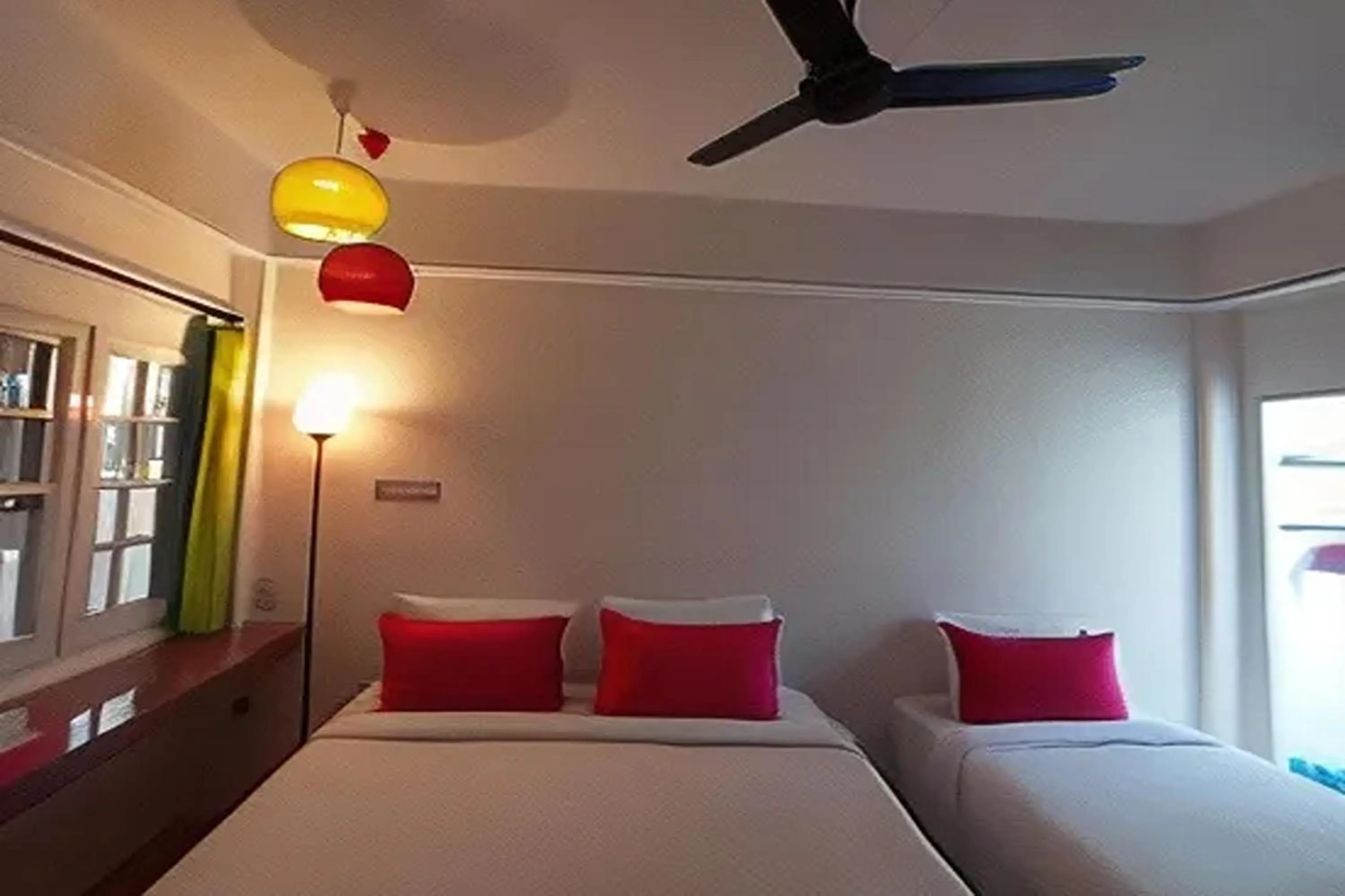 Bed in Na-Rak-O Resort