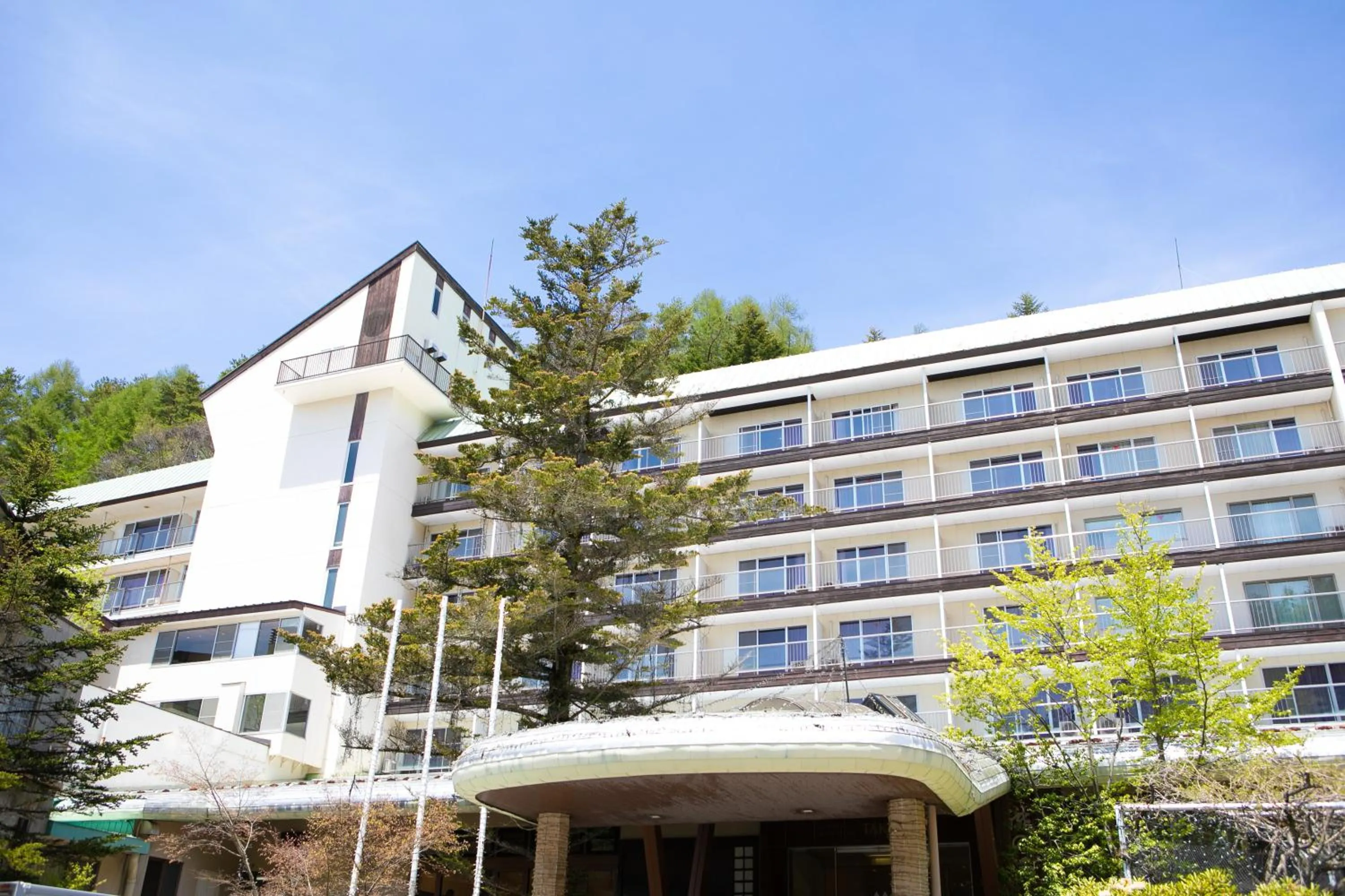 Property building in Tateshina Grand Hotel Takinoyu