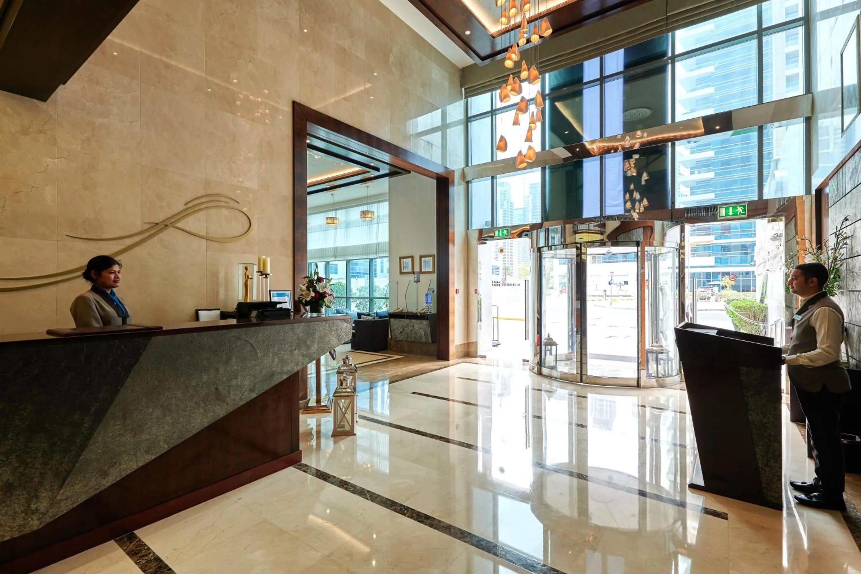 Lobby or reception in City Premiere Marina Hotel Apartments