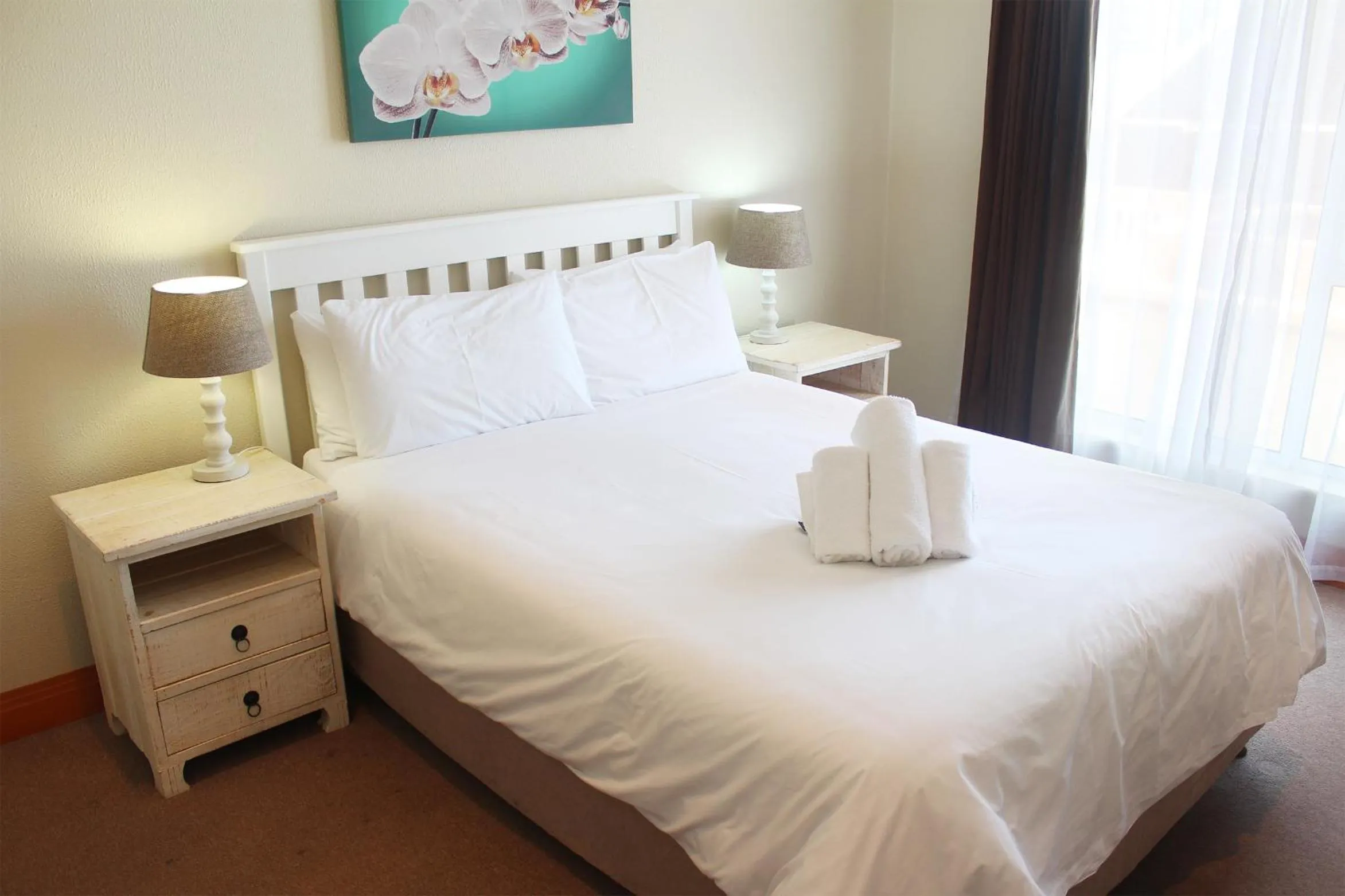 Bedroom, Bed in Oceans Hotel & Self Catering