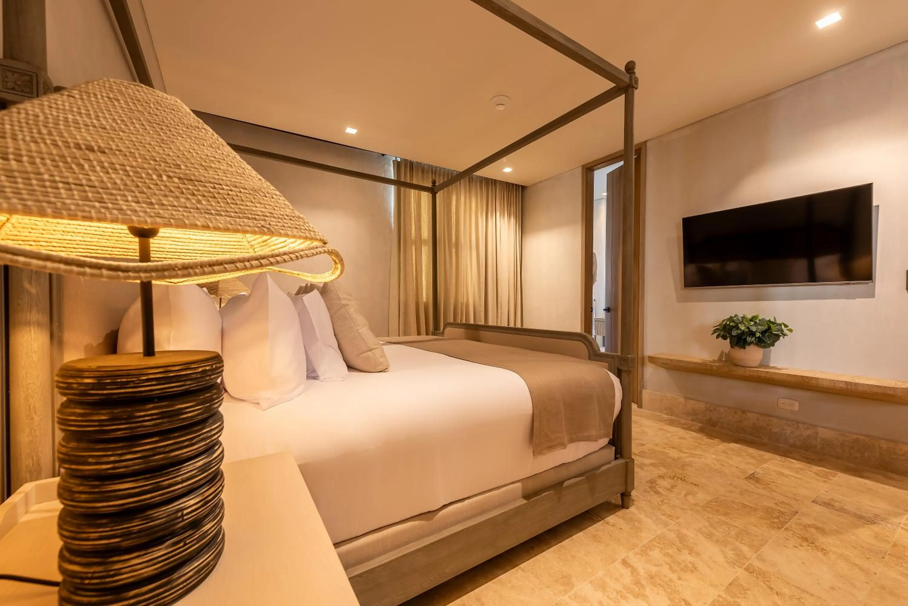 TV and multimedia, Bed in Cinco Quintas Hotel Boutique